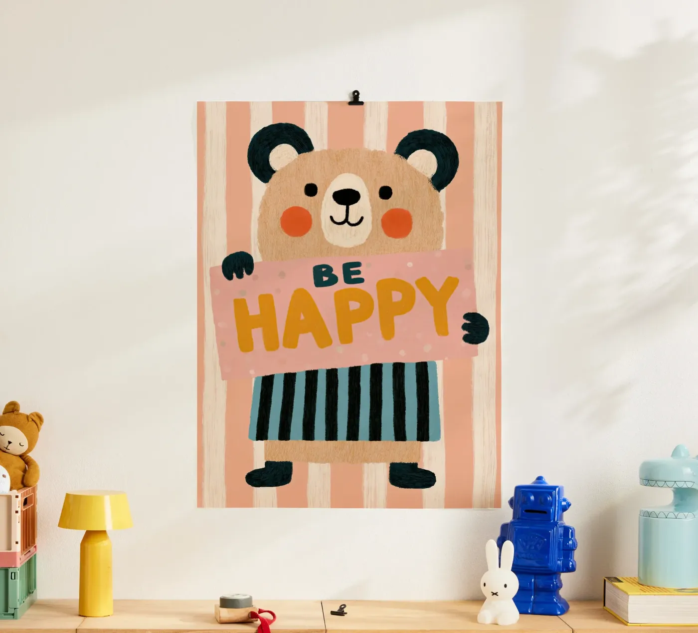 Be Happy Bear poster da Aimee