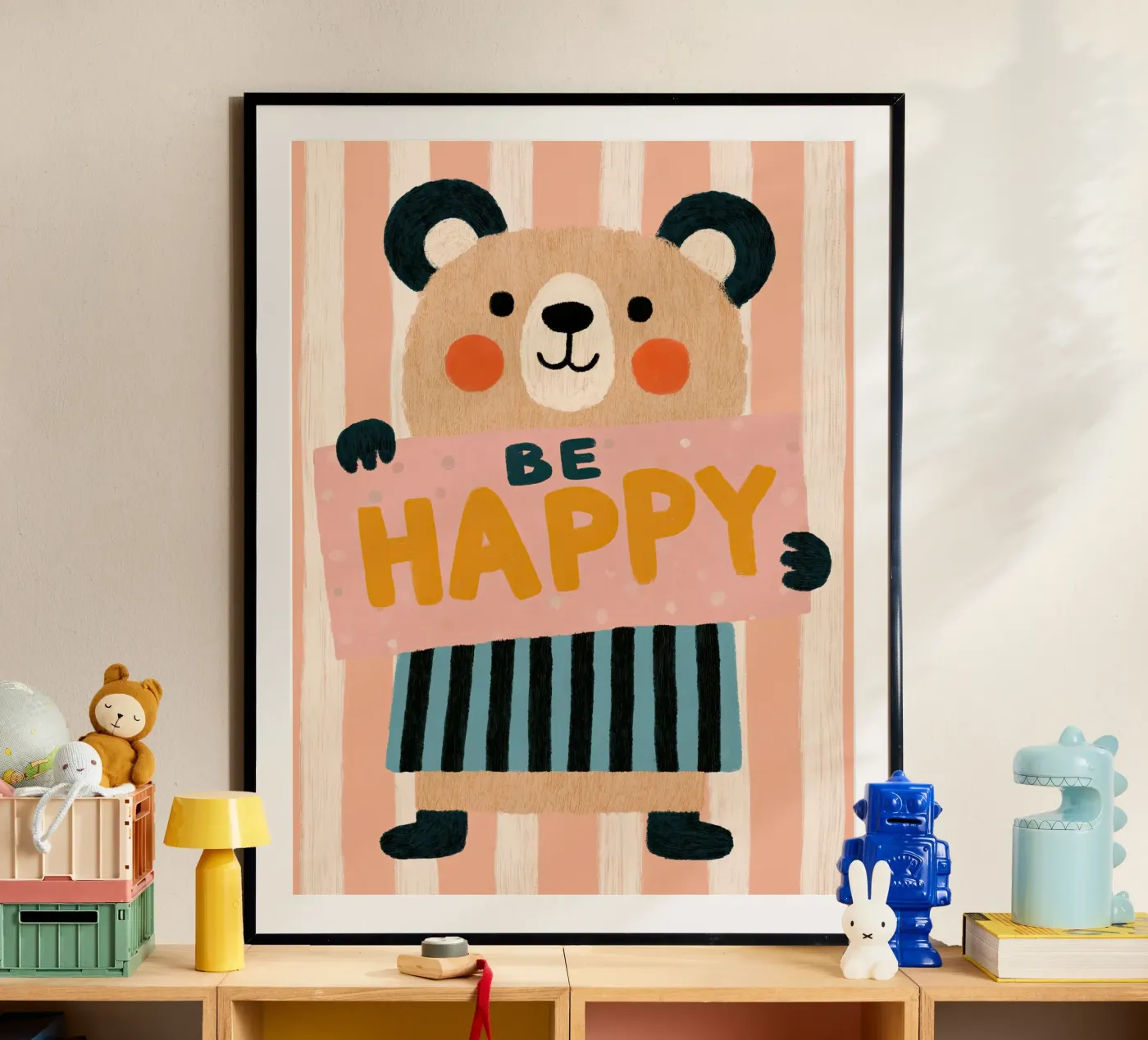Be Happy Bear poster da Aimee
