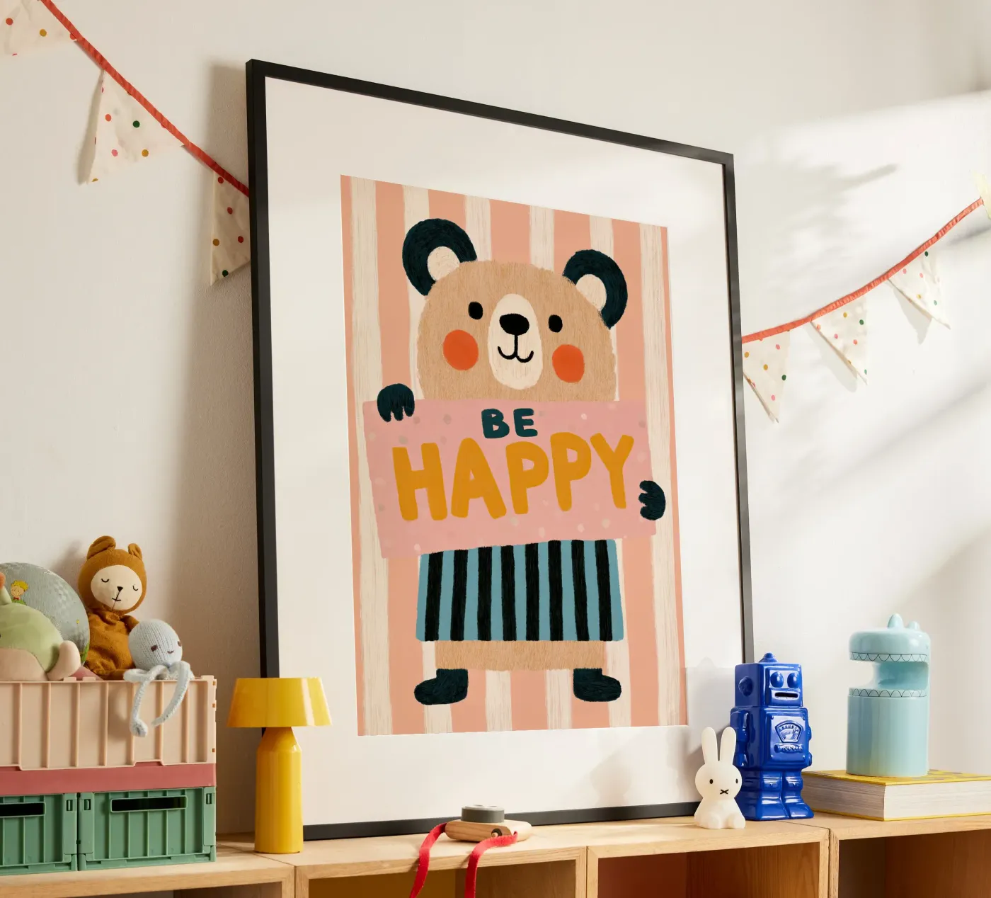 Be Happy Bear poster da Aimee