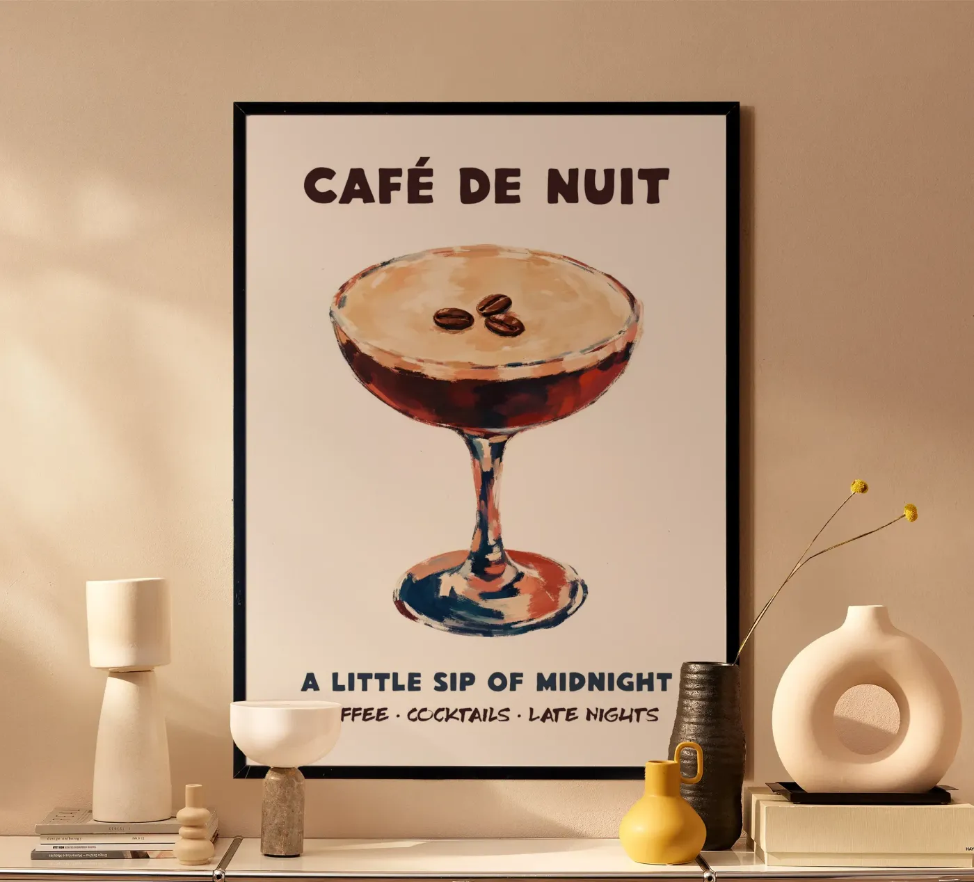 Cafe de nuit poster da Amazing Walls