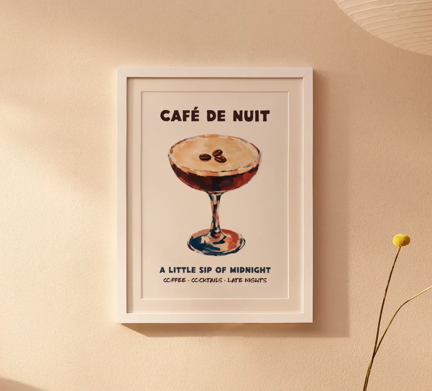 Cafe de nuit poster da Amazing Walls