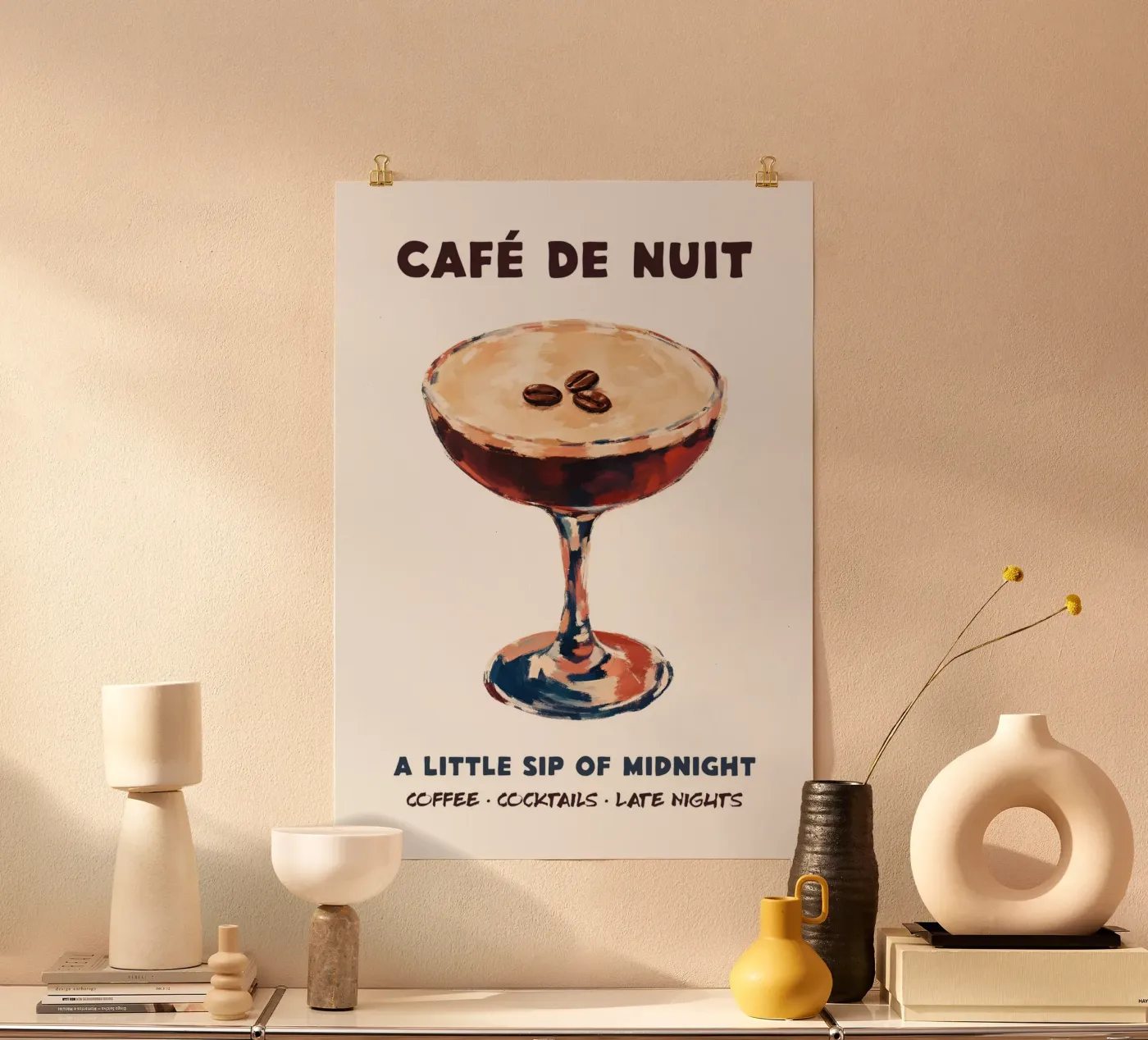 Cafe de nuit poster da Amazing Walls
