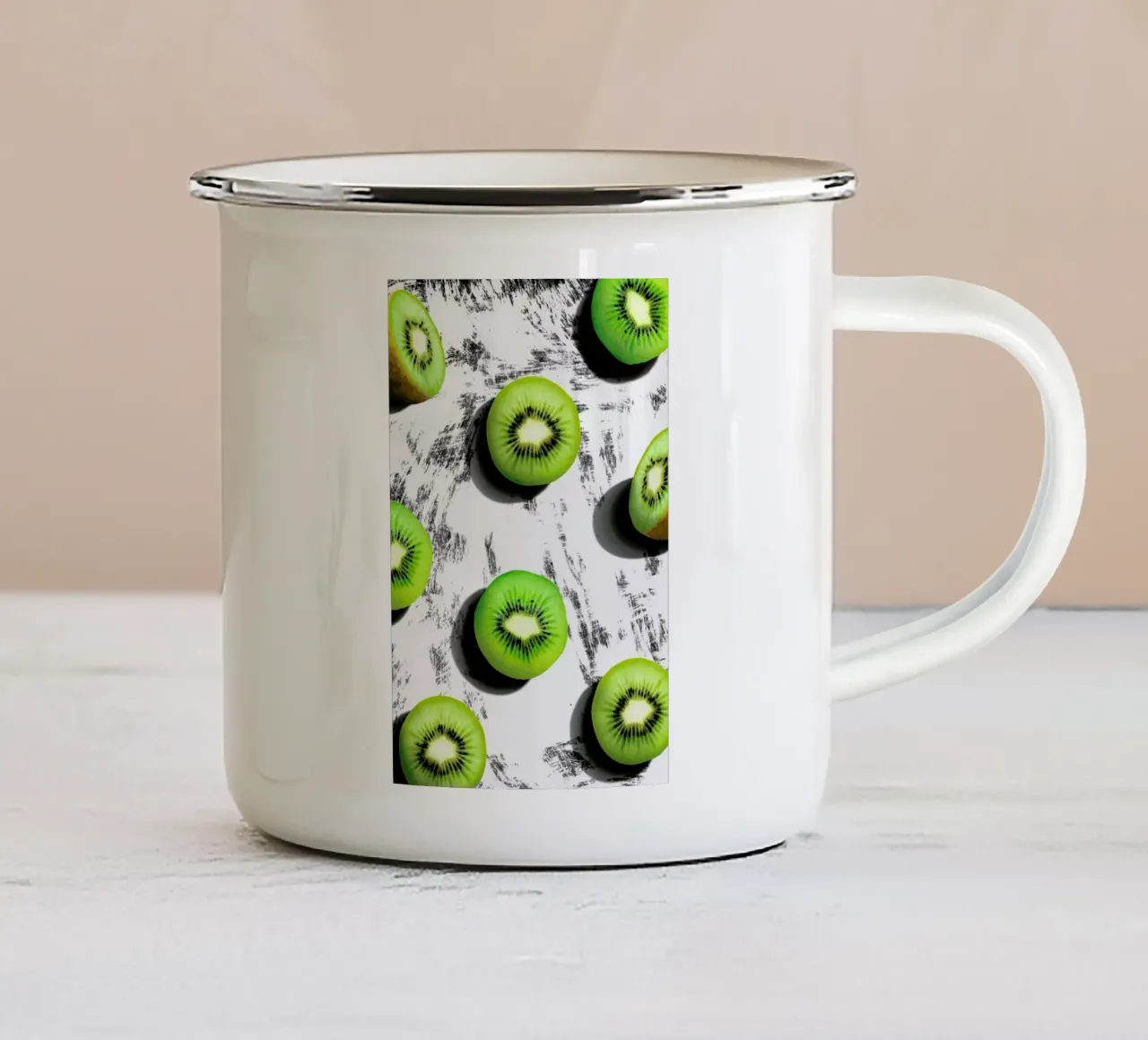 Fruit 3 tazza in smalto da STUDIO LEEMO