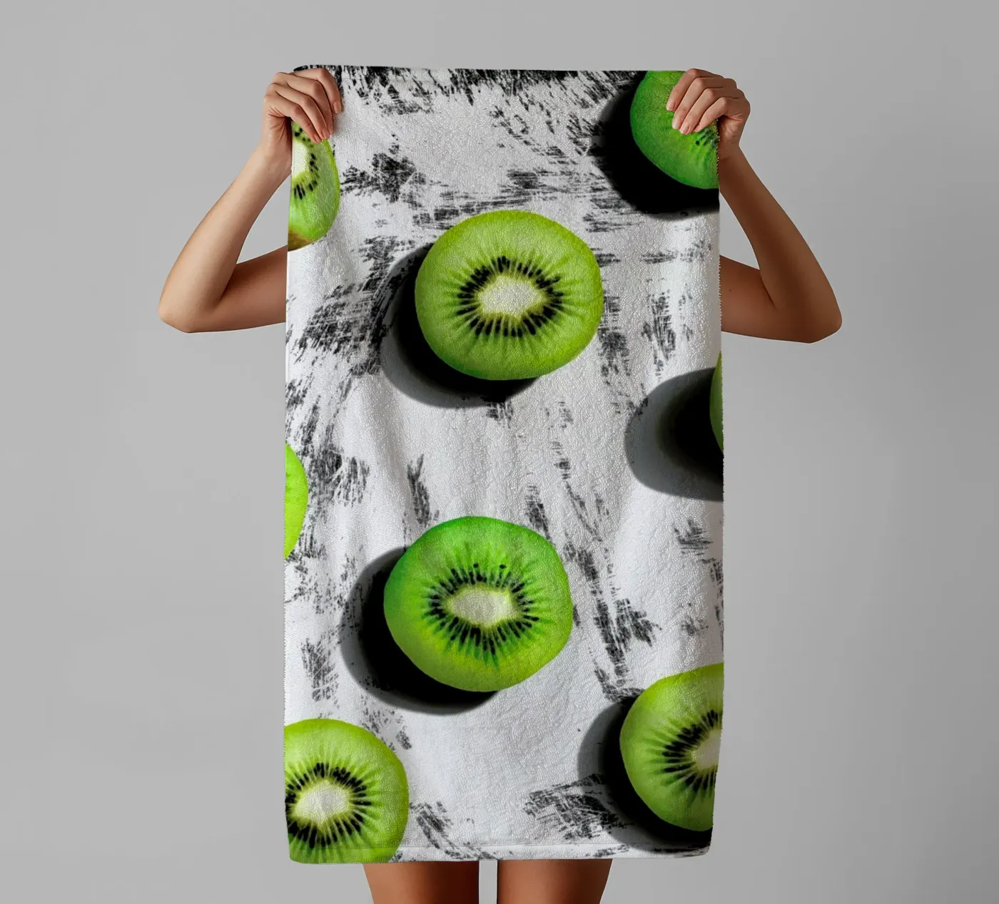 Fruit 3 badhanddoek van STUDIO LEEMO