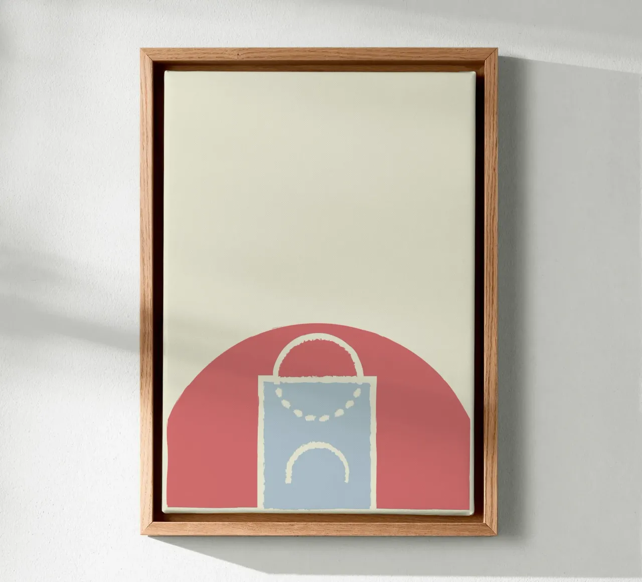 Boho Retro Sports 7 Basketball Zone 2 tela con Cornice a cassetta da Boho Print Collection