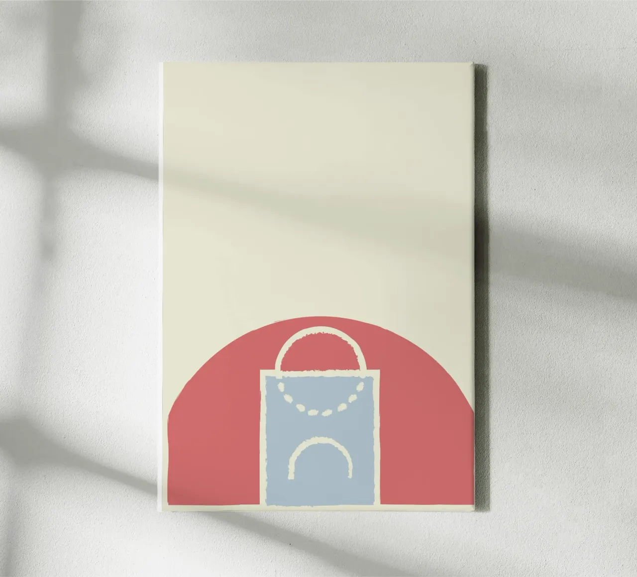 Boho Retro Sports 7 Basketball Zone 2 tela con Cornice a cassetta da Boho Print Collection