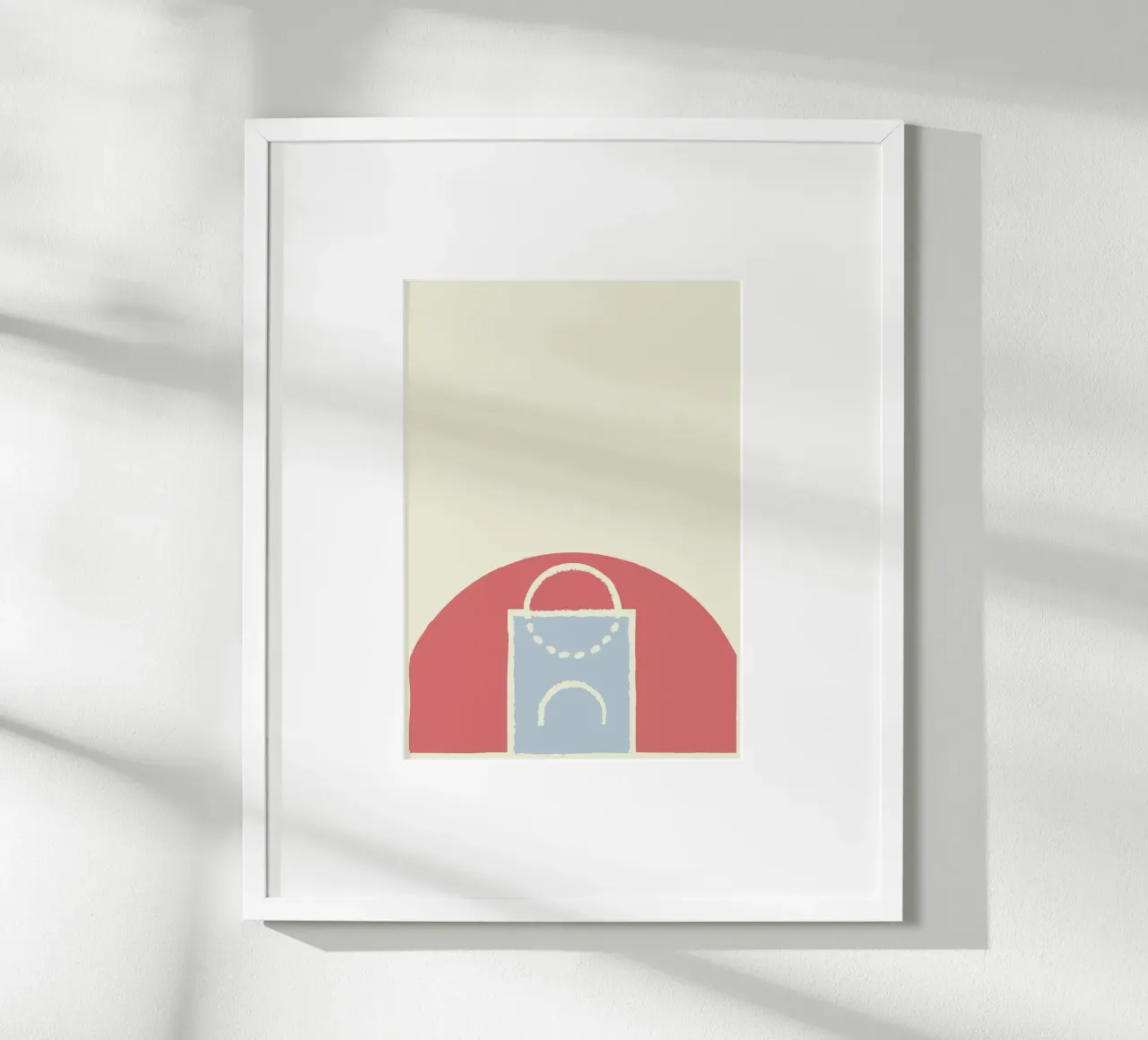 Boho Retro Sports 7 Basketball Zone 2 poster da Boho Print Collection