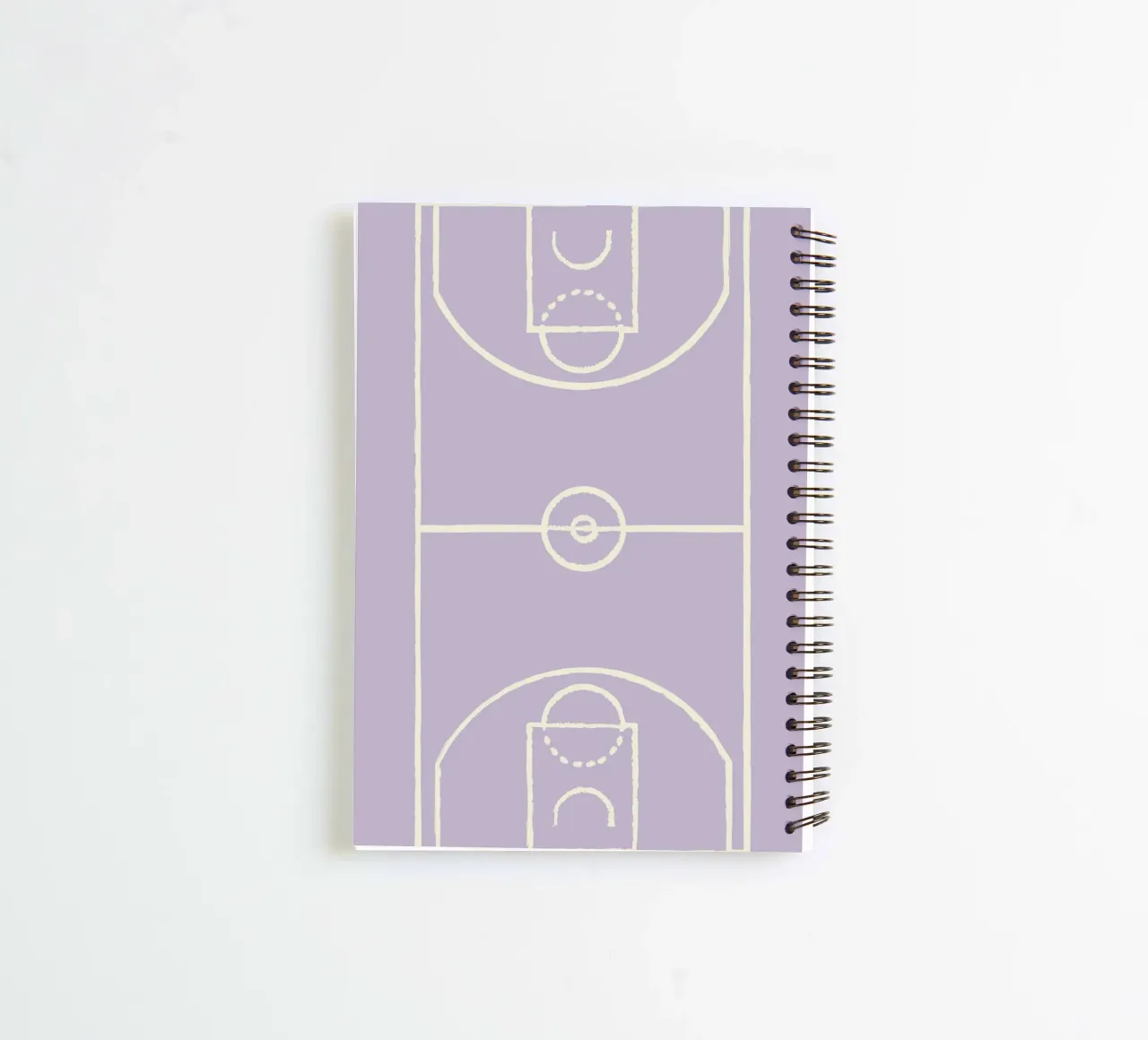 Boho Retro Sports 7 Basketball Zone 3 Ringbuch von Boho Print Collection
