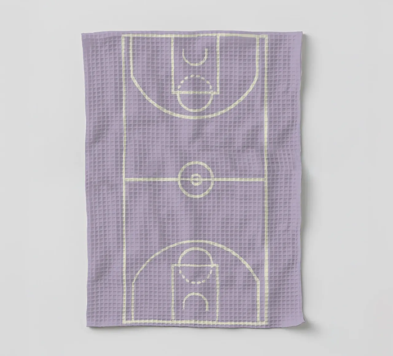 Boho Retro Sports 7 Basketball Zone 3 canovaccio da cucina da Boho Print Collection