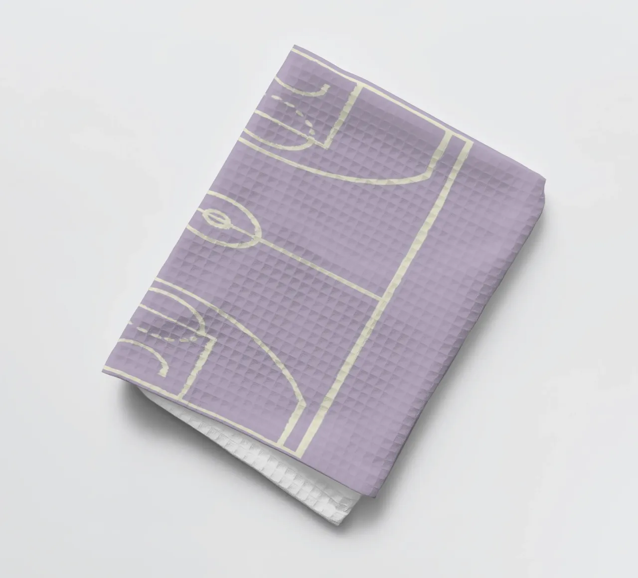 Boho Retro Sports 7 Basketball Zone 3 canovaccio da cucina da Boho Print Collection