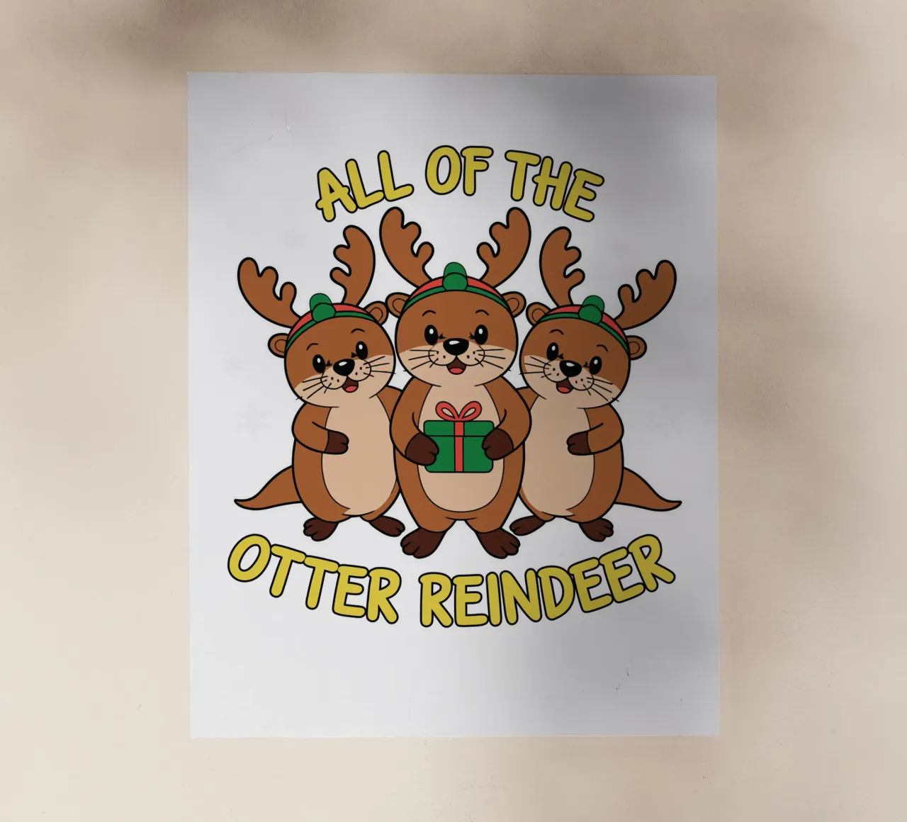 All of the Otter Reindeer pellicola backlit da edsonramosart