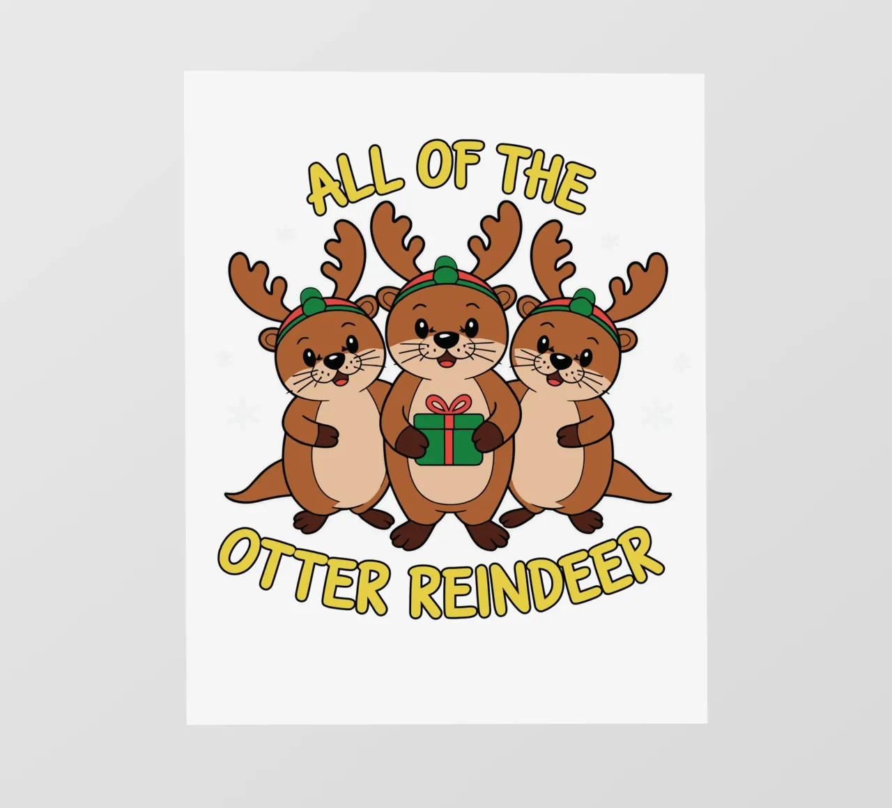 All of the Otter Reindeer pellicola backlit da edsonramosart