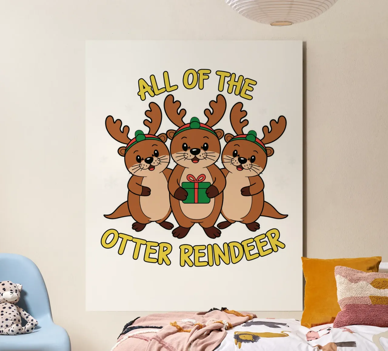 All of the Otter Reindeer alluminio dibond da edsonramosart