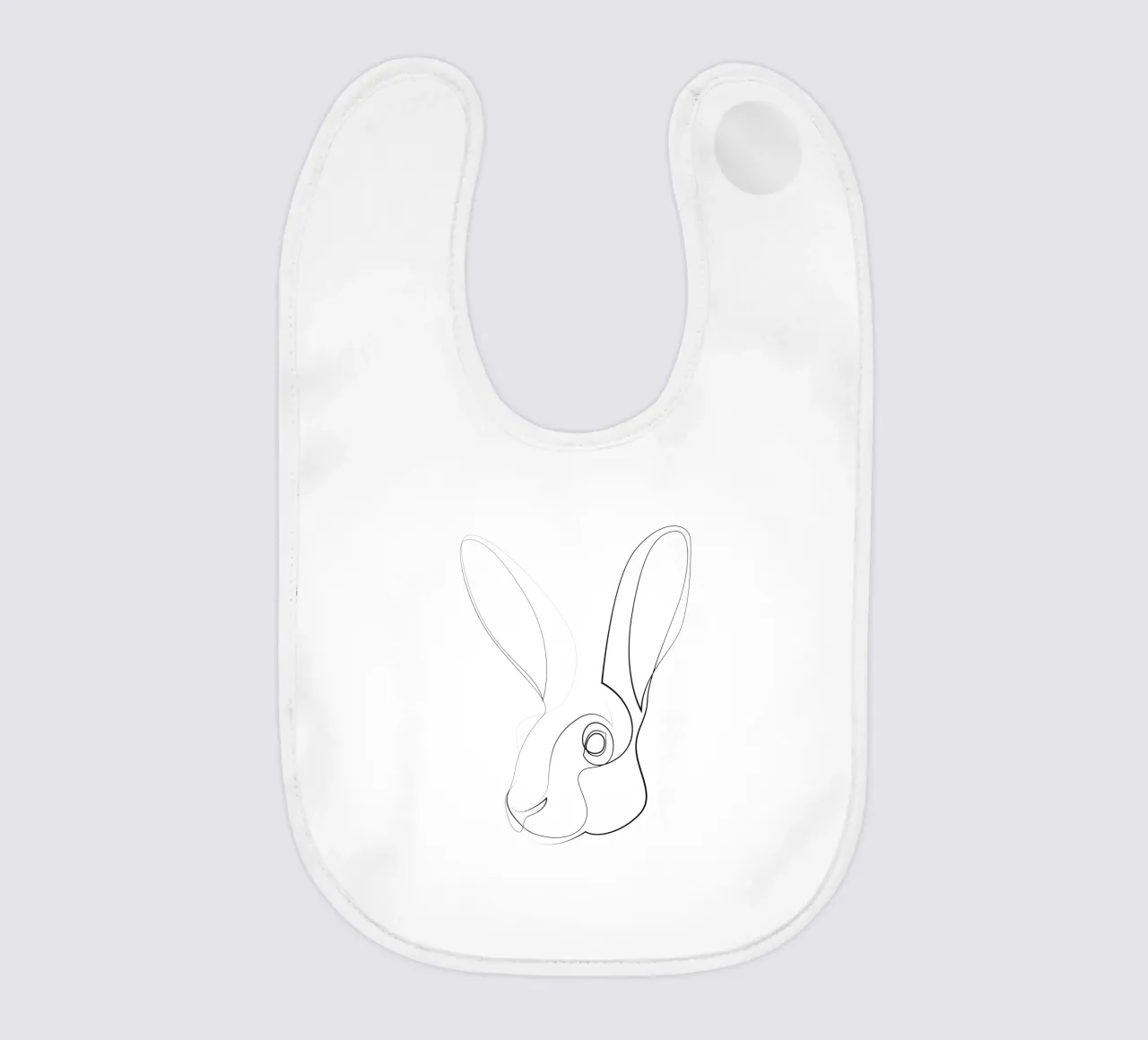 Jackrabbit - lepre a una linea bavaglino da Addillum