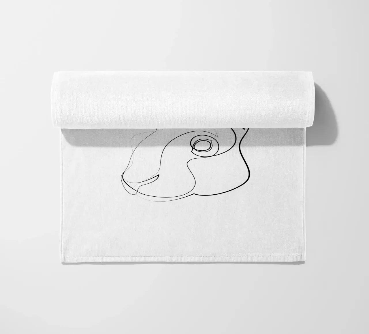 Jackrabbit - lepre a una linea telo mare da Addillum