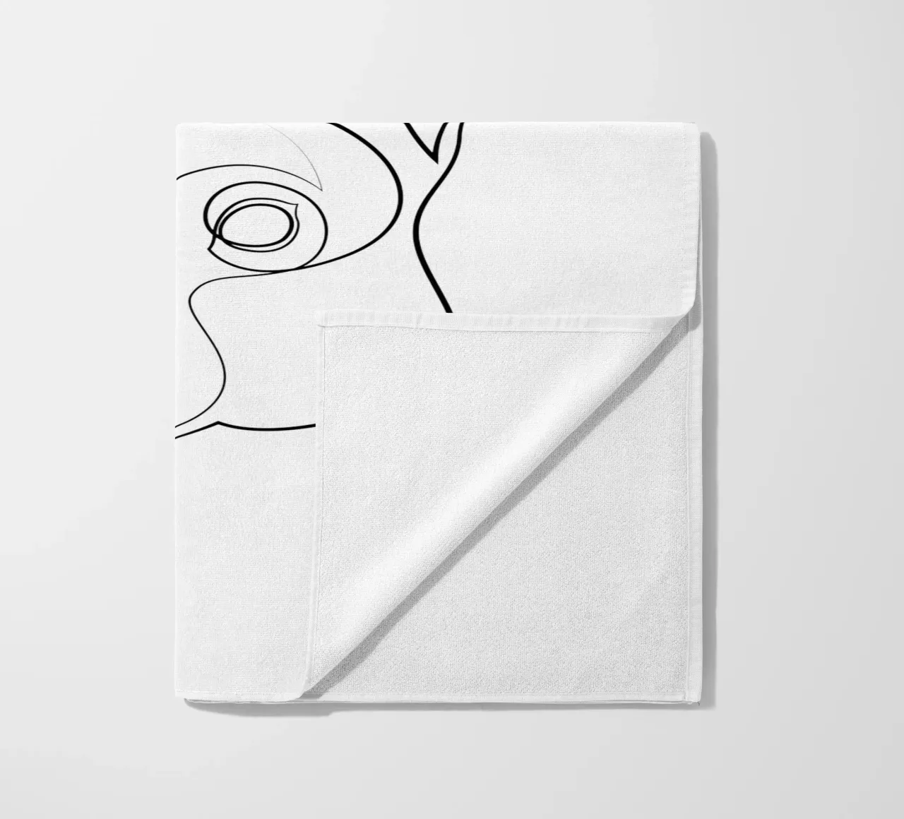 Jackrabbit - lepre a una linea telo mare da Addillum