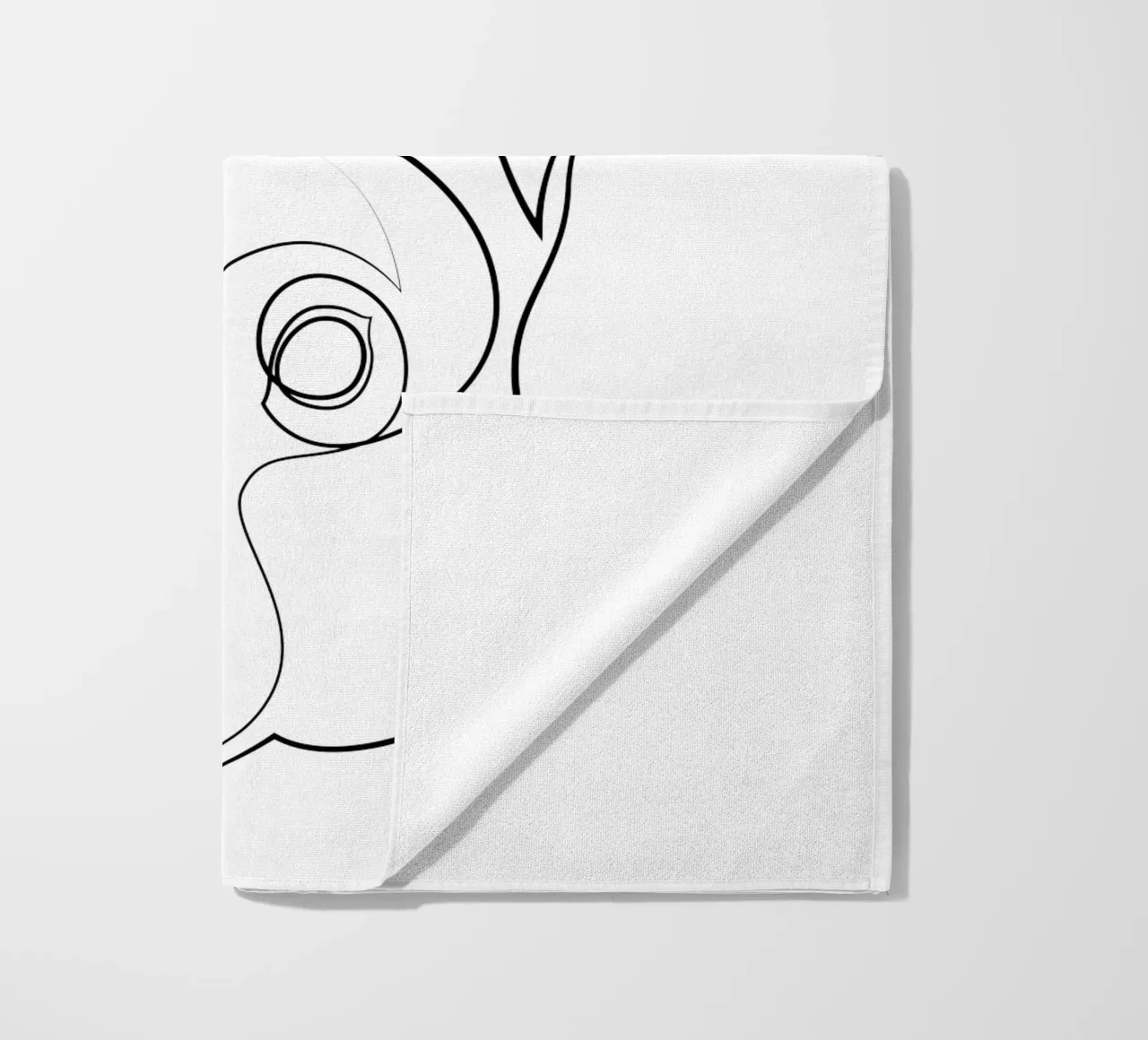 Jackrabbit - lepre a una linea telo mare da Addillum