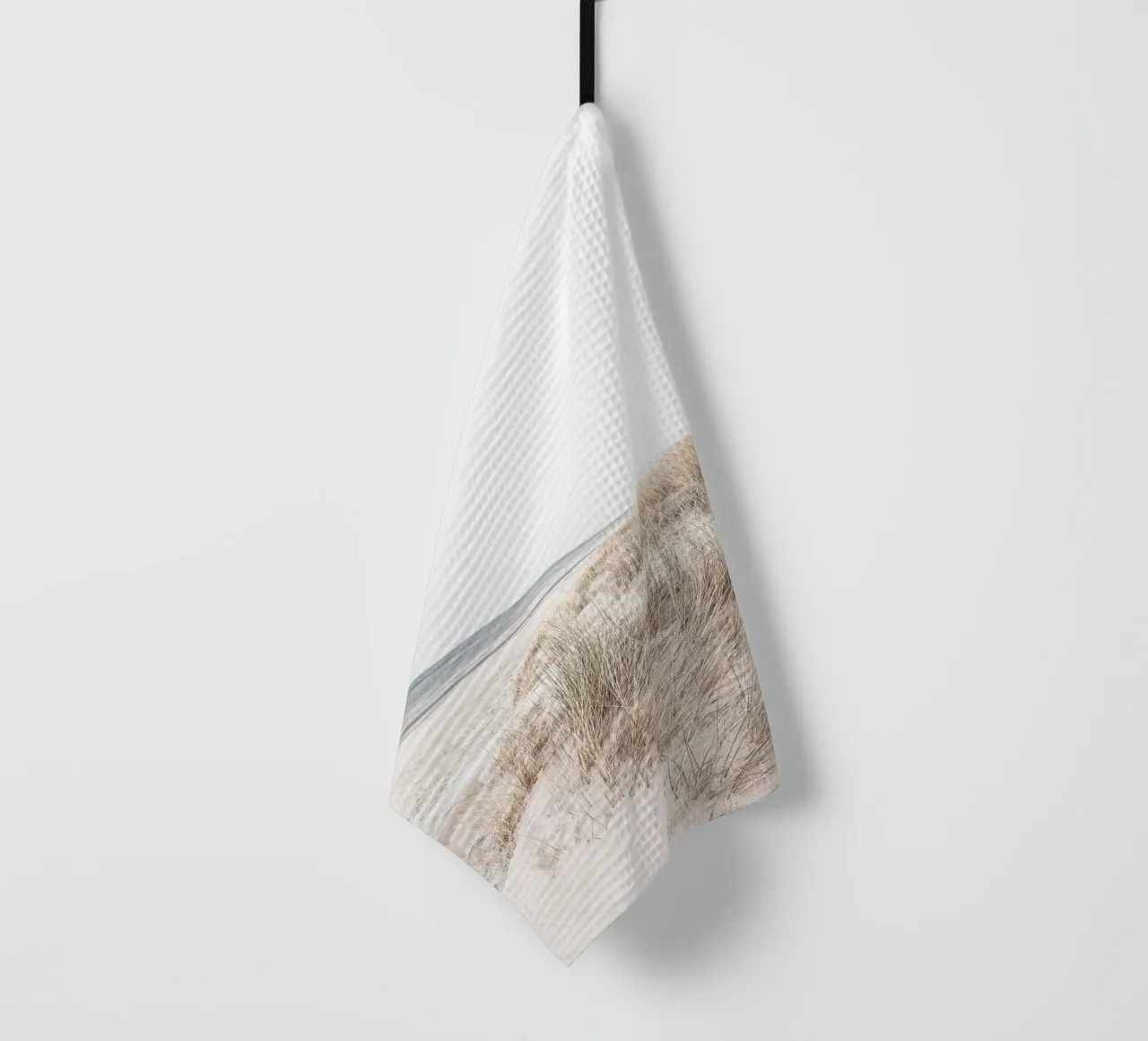 Paesaggio tranquillo sulla spiaggia - design naturale minimalista canovaccio da cucina da Whole©