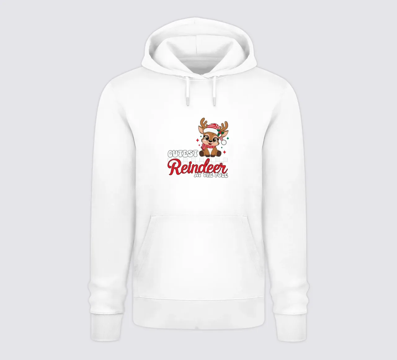 Coutest Reindeer at the Pole hoodie by edsonramosart