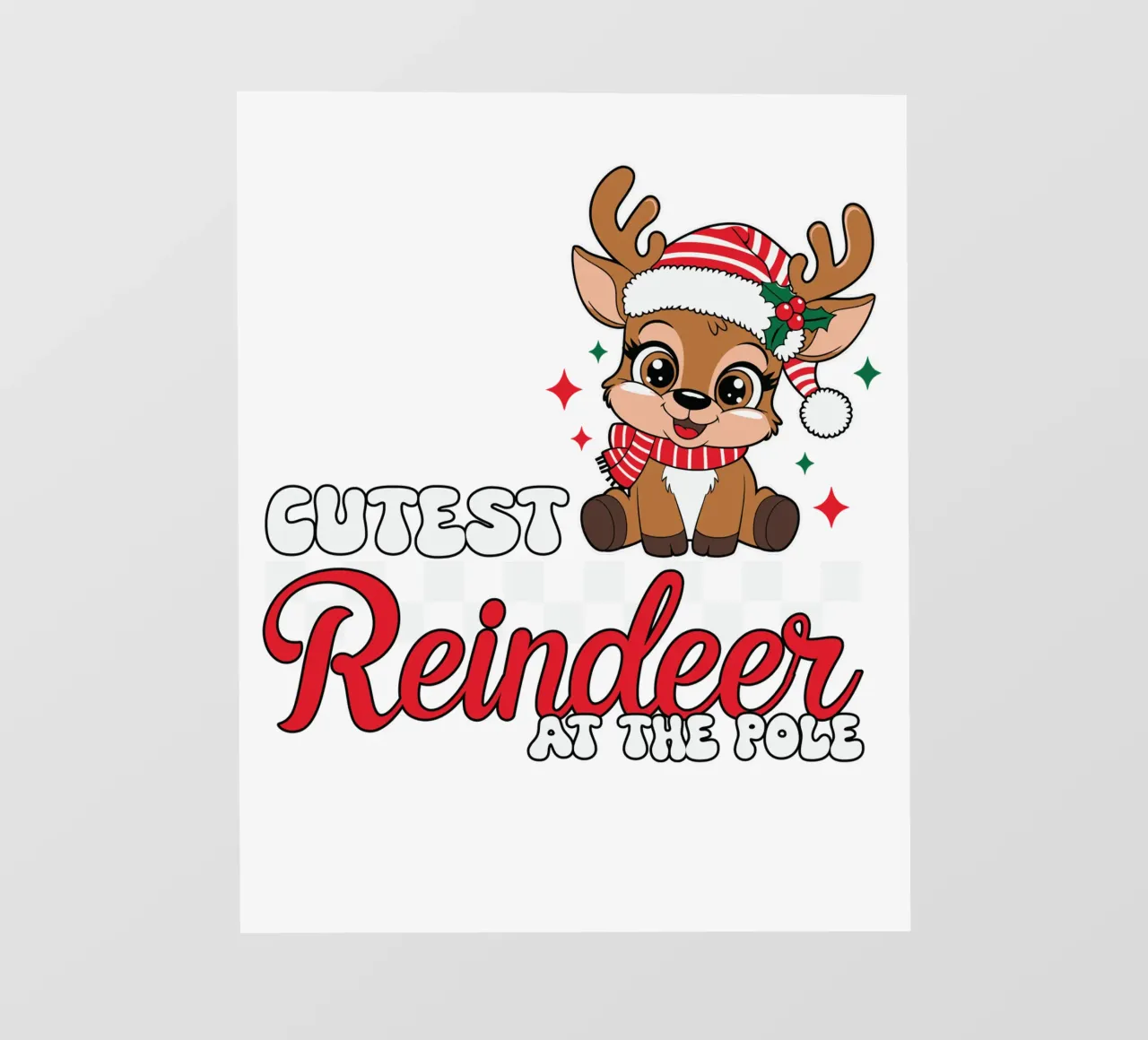 Coutest Reindeer at the Pole pellicola backlit da edsonramosart