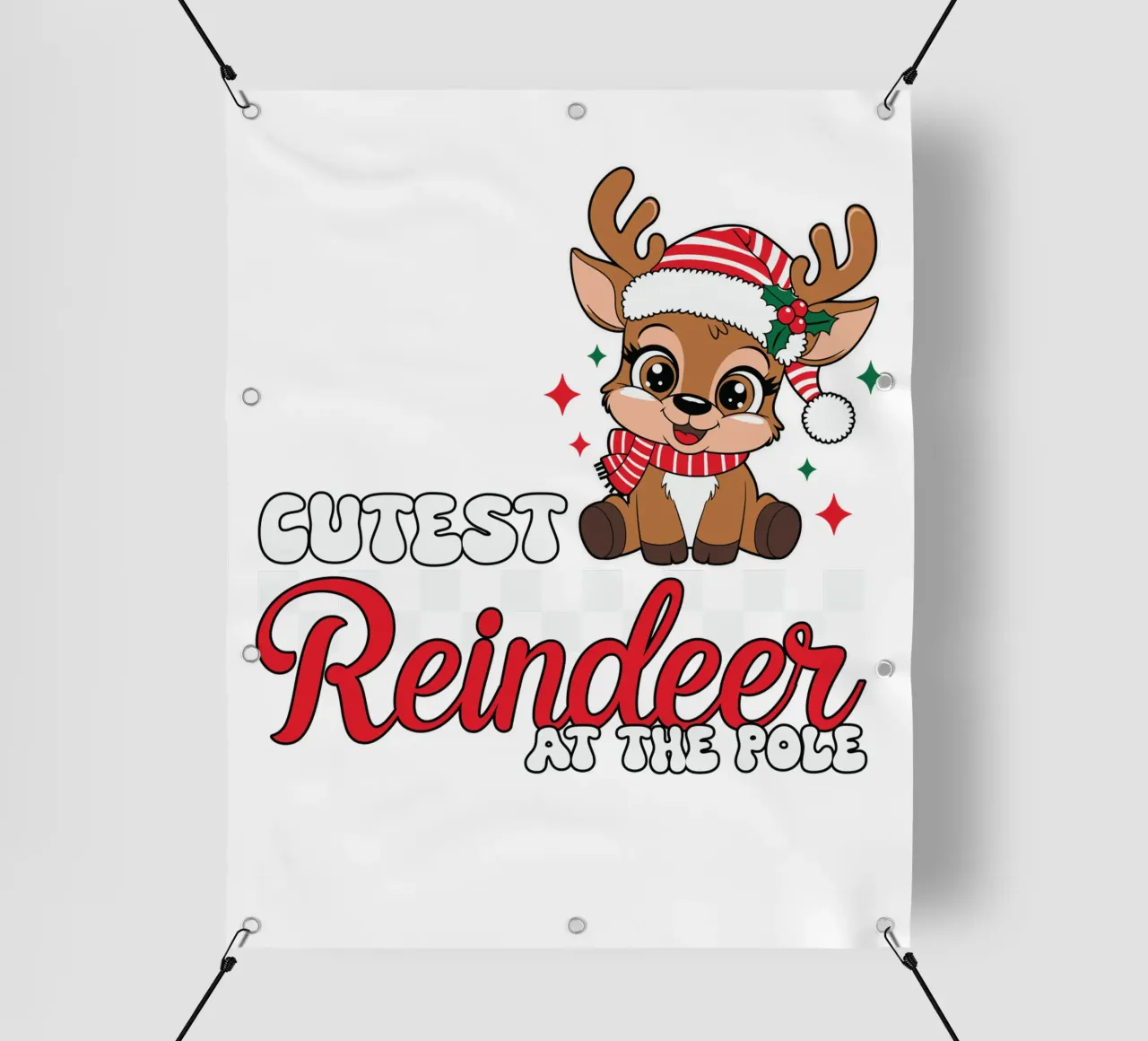 Coutest Reindeer at the Pole telo in pvc da edsonramosart