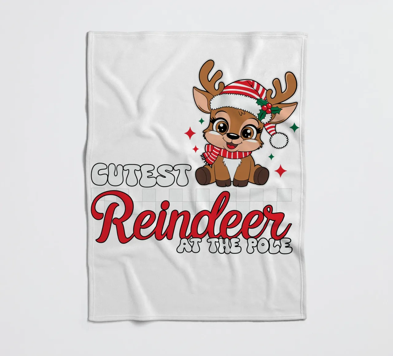 Coutest Reindeer at the Pole coperta in pile da edsonramosart