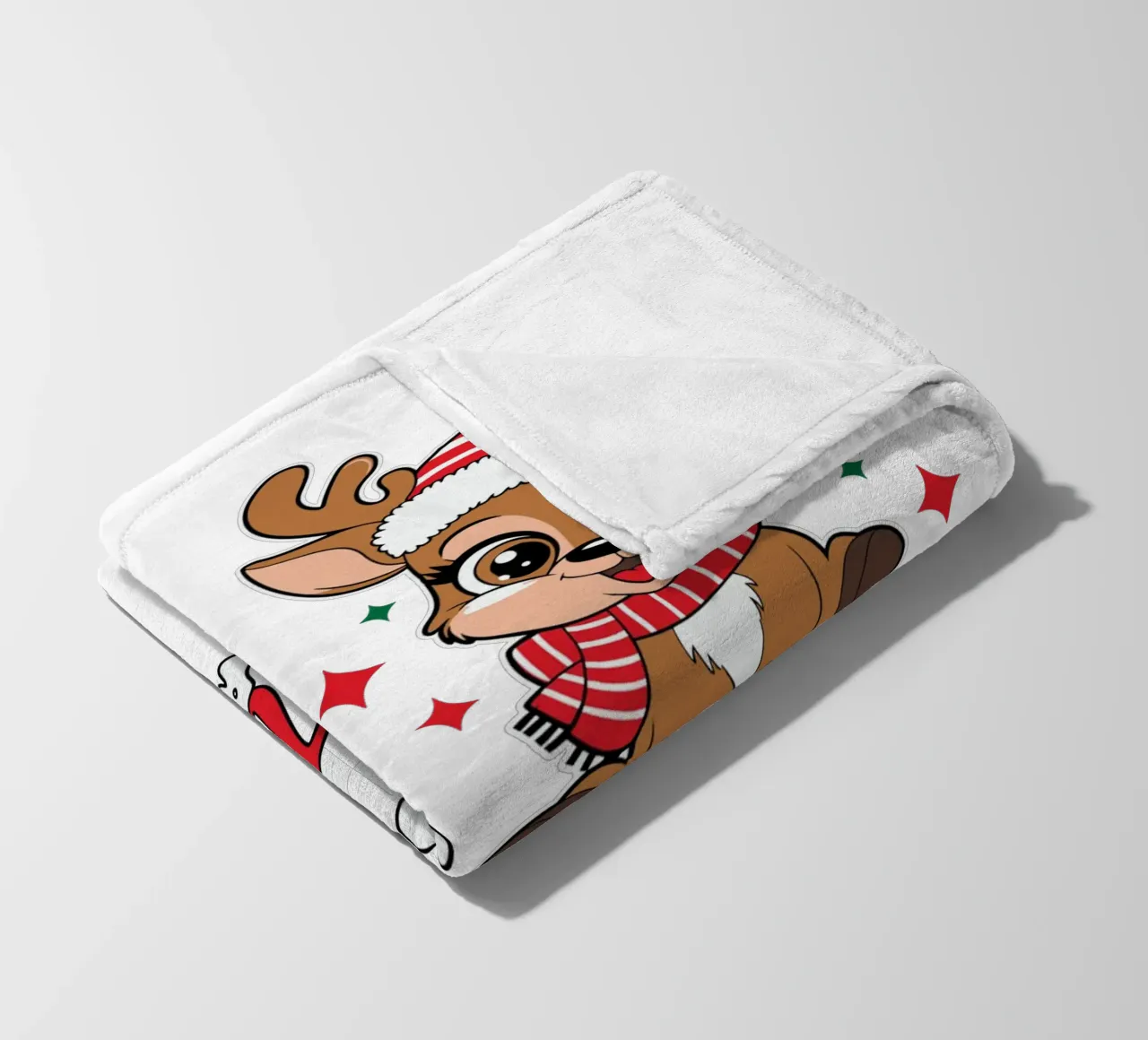 Coutest Reindeer at the Pole coperta in pile da edsonramosart