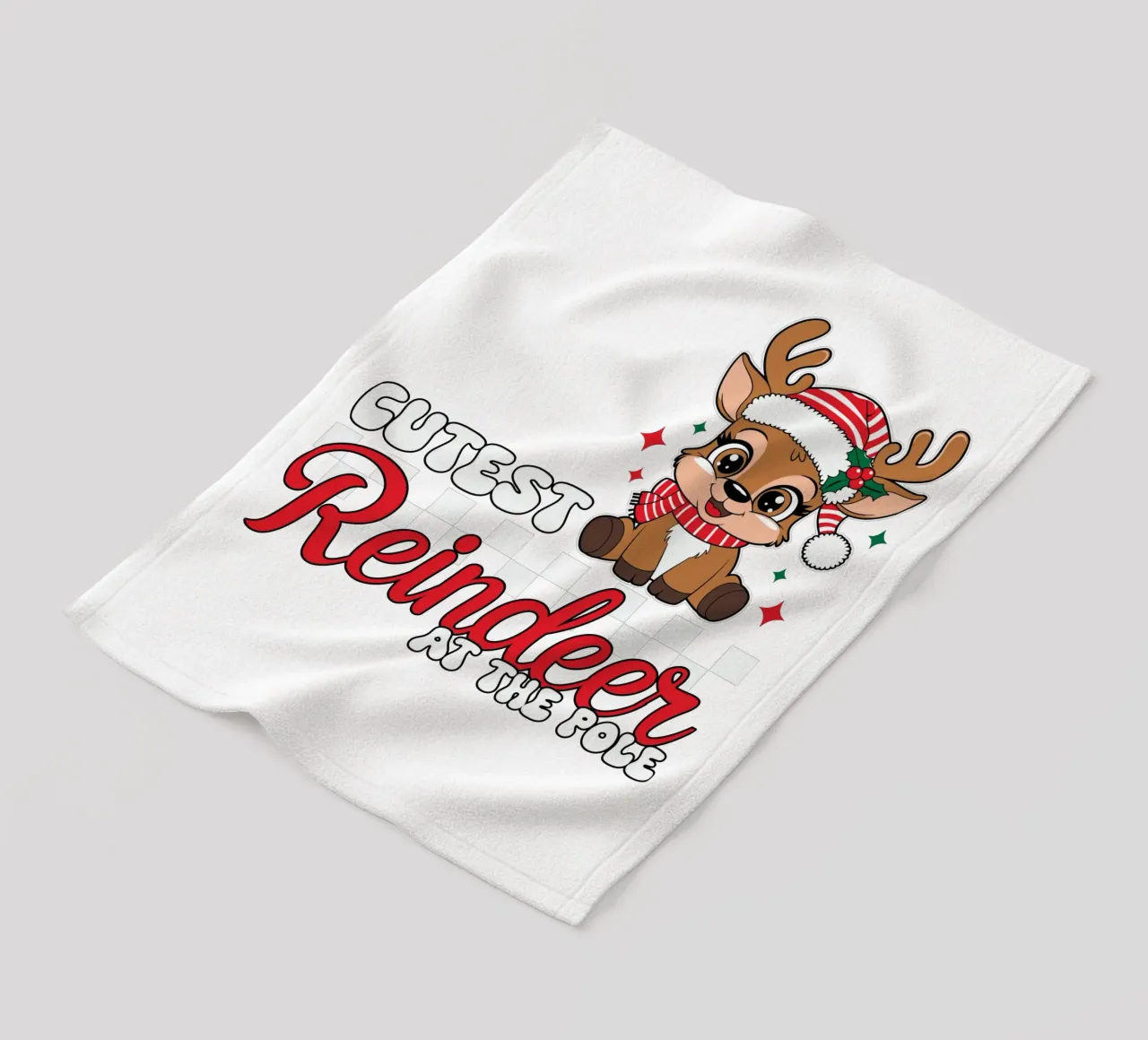 Coutest Reindeer at the Pole coperta in pile da edsonramosart