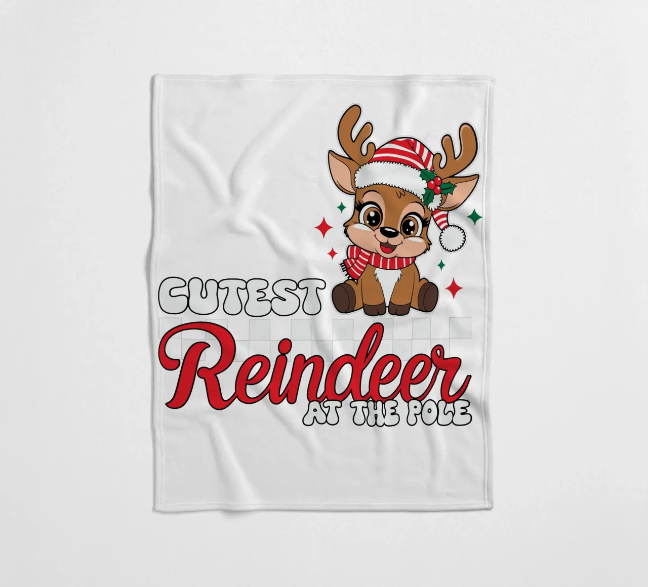 Coutest Reindeer at the Pole coperta in pile da edsonramosart