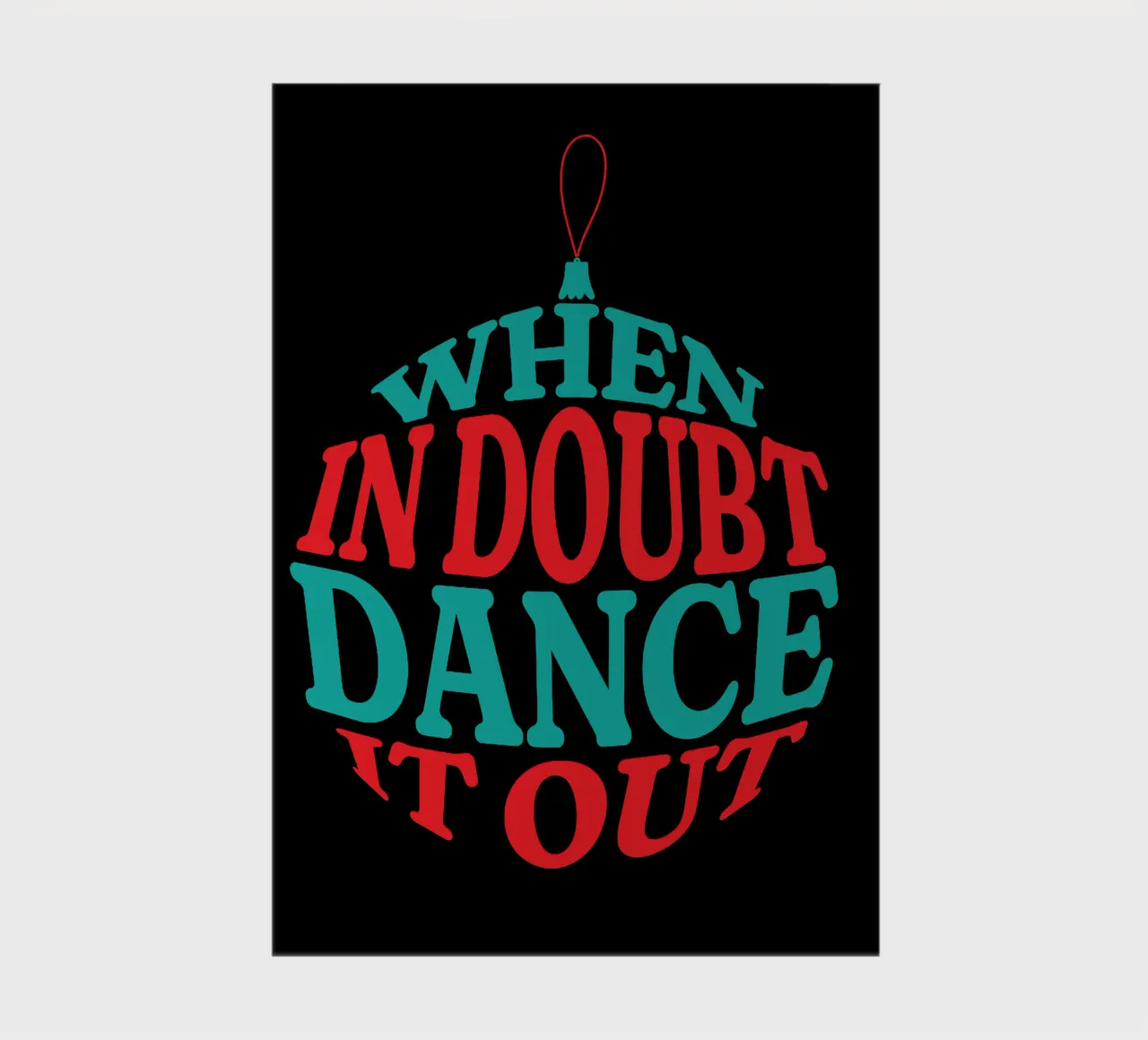 when in doubt dance it out notebook by Gunawan Rb