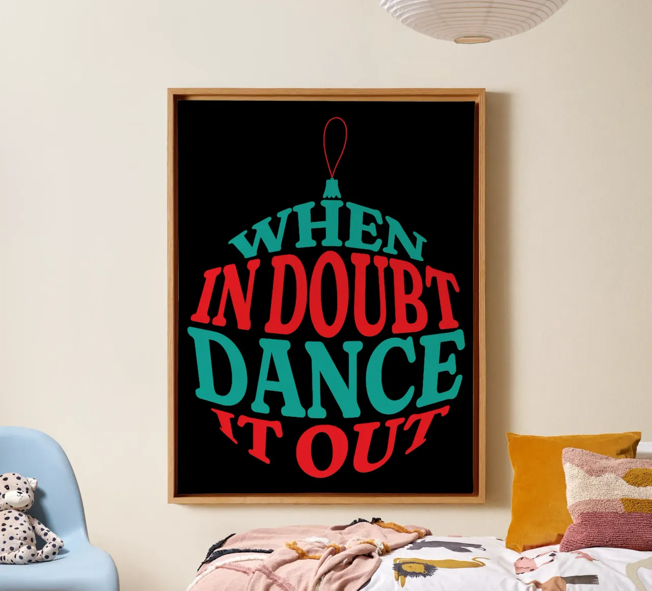 when in doubt dance it out canvas by Gunawan Rb