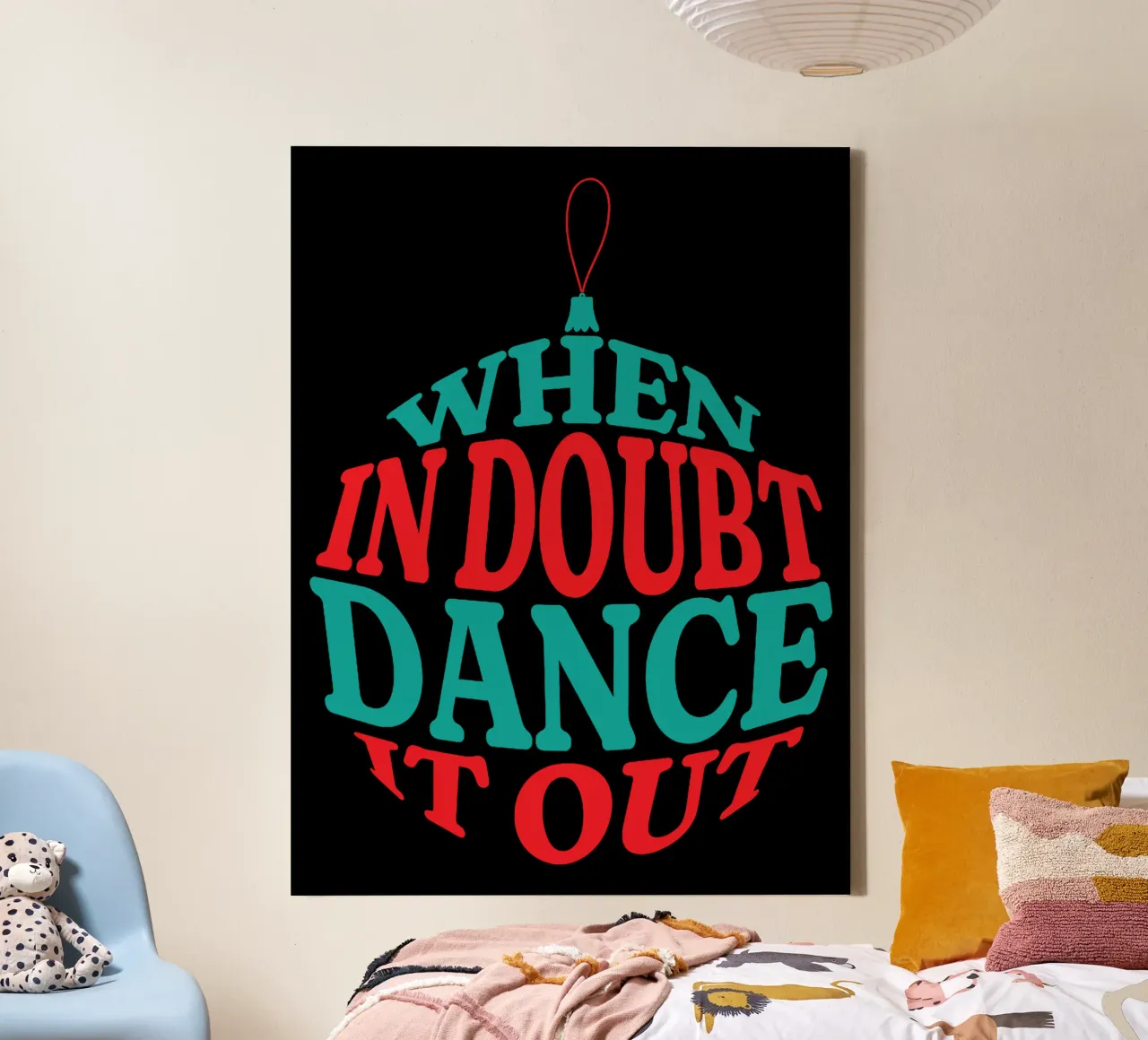 when in doubt dance it out canvas by Gunawan Rb