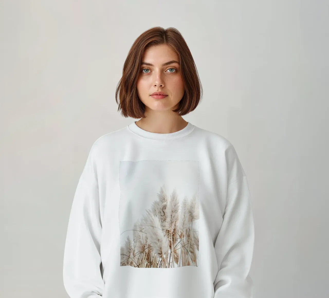 Delicata erba pampa in stile boho felpa da Whole©