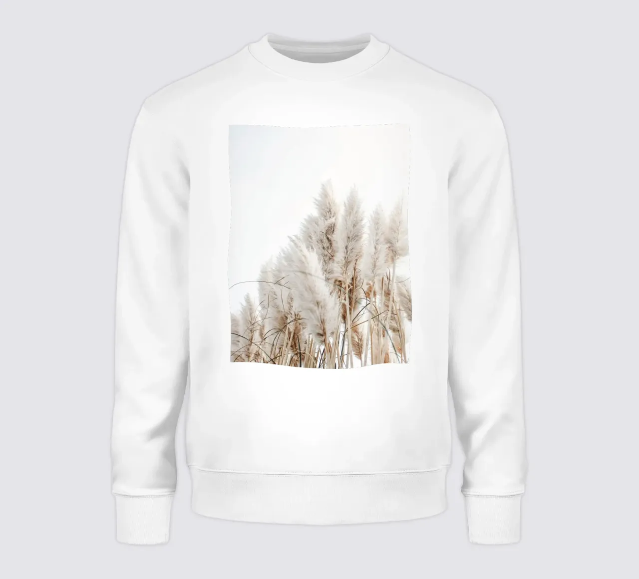 Delicata erba pampa in stile boho felpa da Whole©