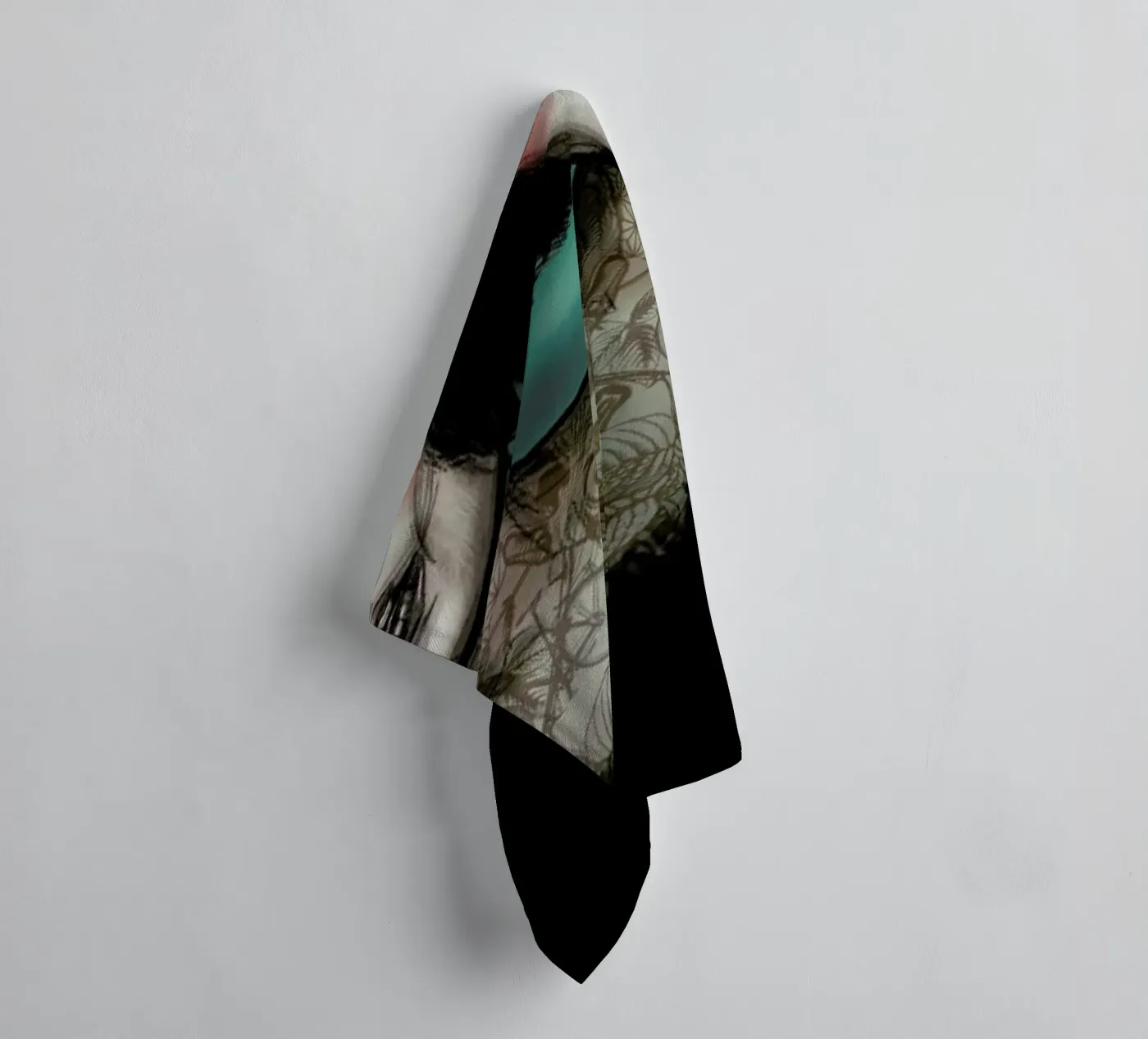 Cirque 3 badhanddoek van Agnes KR Patience