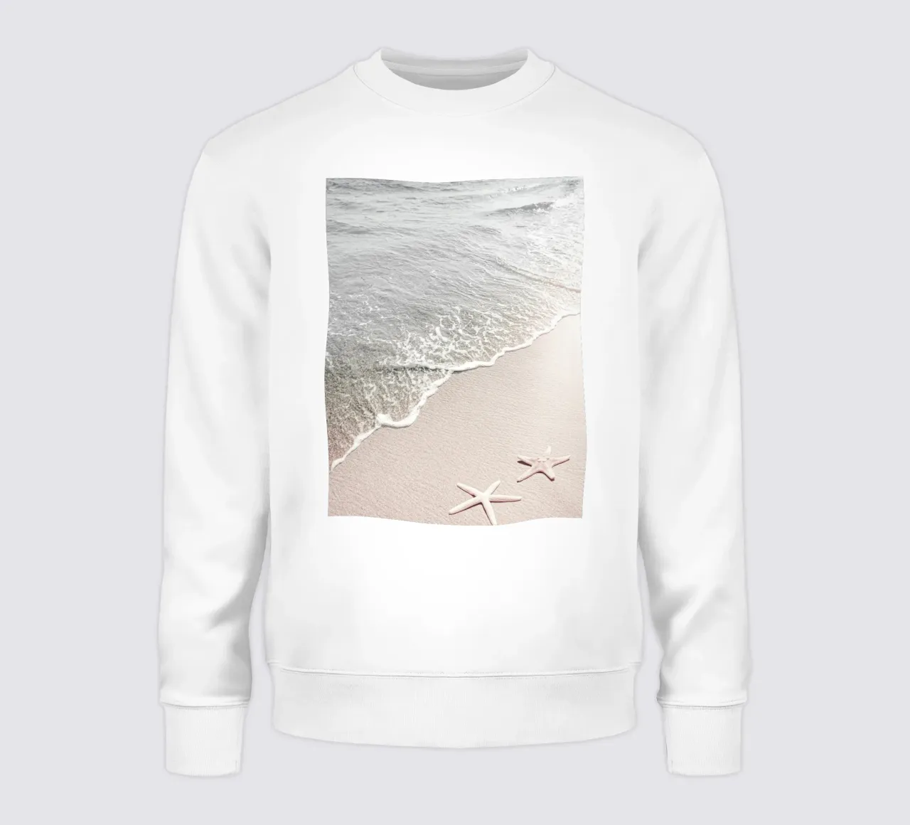 Plage douce avec étoiles de mer sweat de Whole©