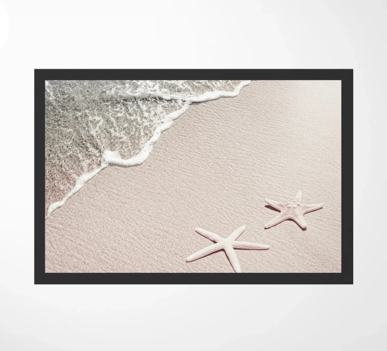 Plage douce avec étoiles de mer paillasson de Whole©