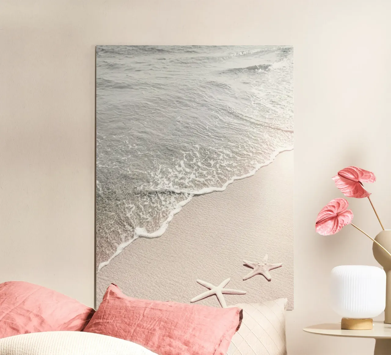 Plage douce avec étoiles de mer hahnemühle de Whole©