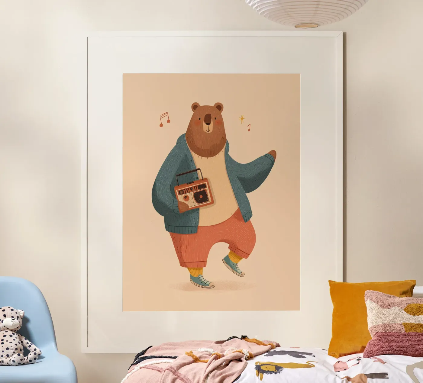 Boogie Bear poster by Kiki