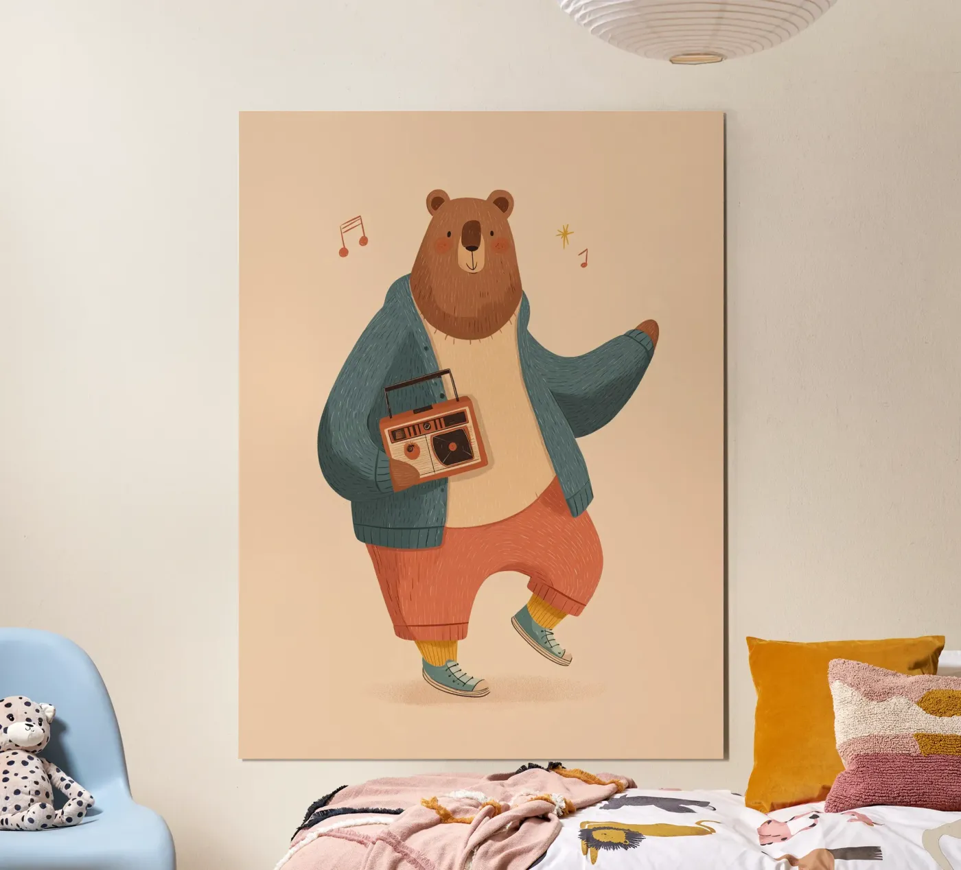 Boogie Bear poster by Kiki