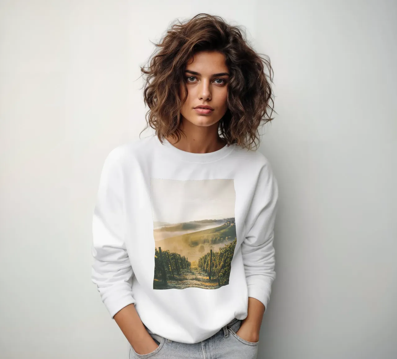 Vigneto d'autunno - atmosfera toscana felpa da Whole©