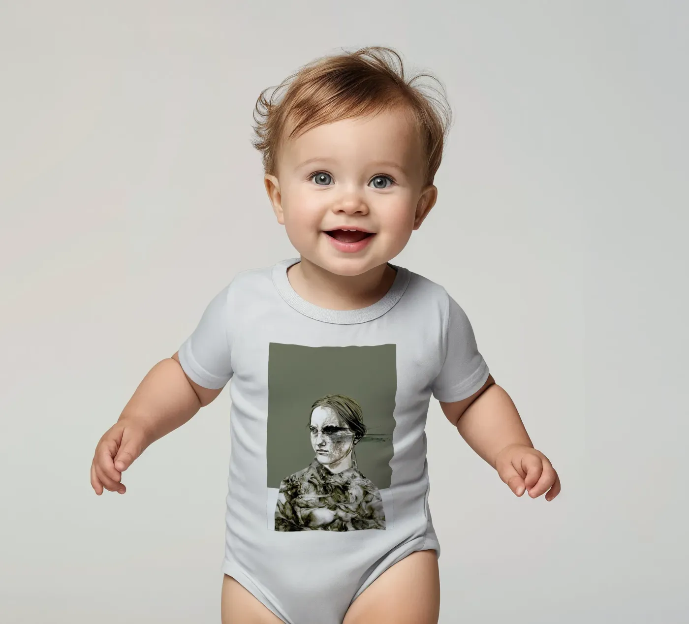 Try Kurzarm Babybody von Agnes KR Patience