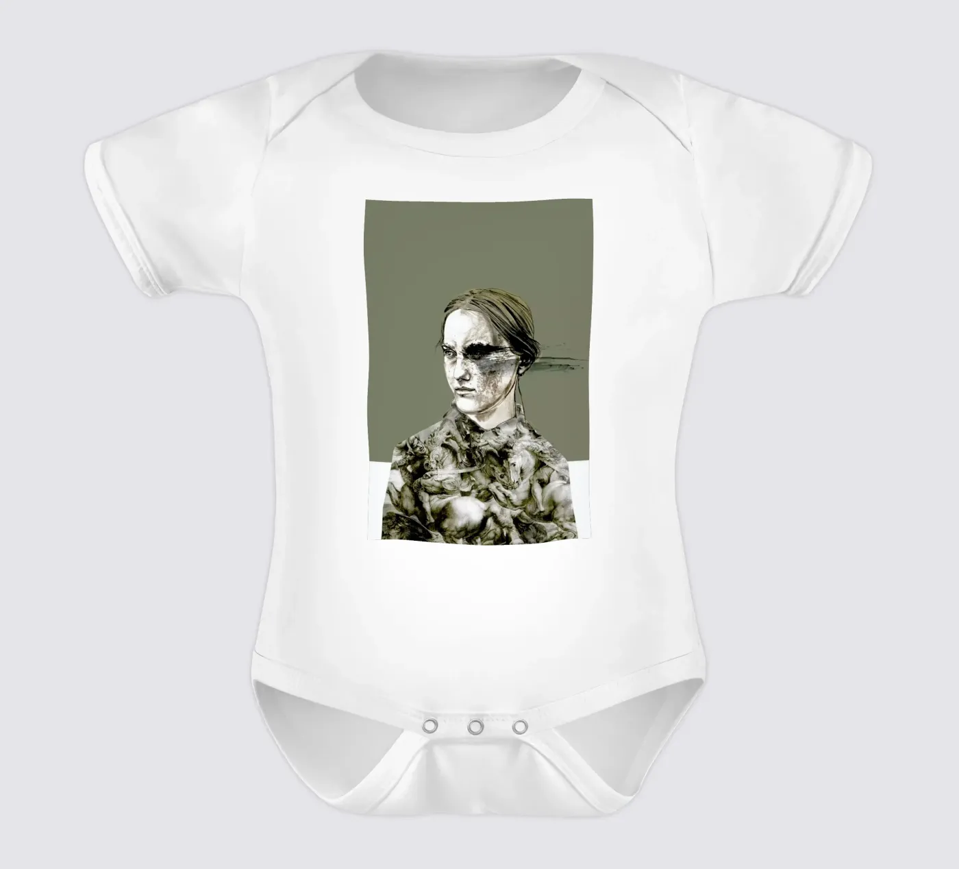 Try Kurzarm Babybody von Agnes KR Patience