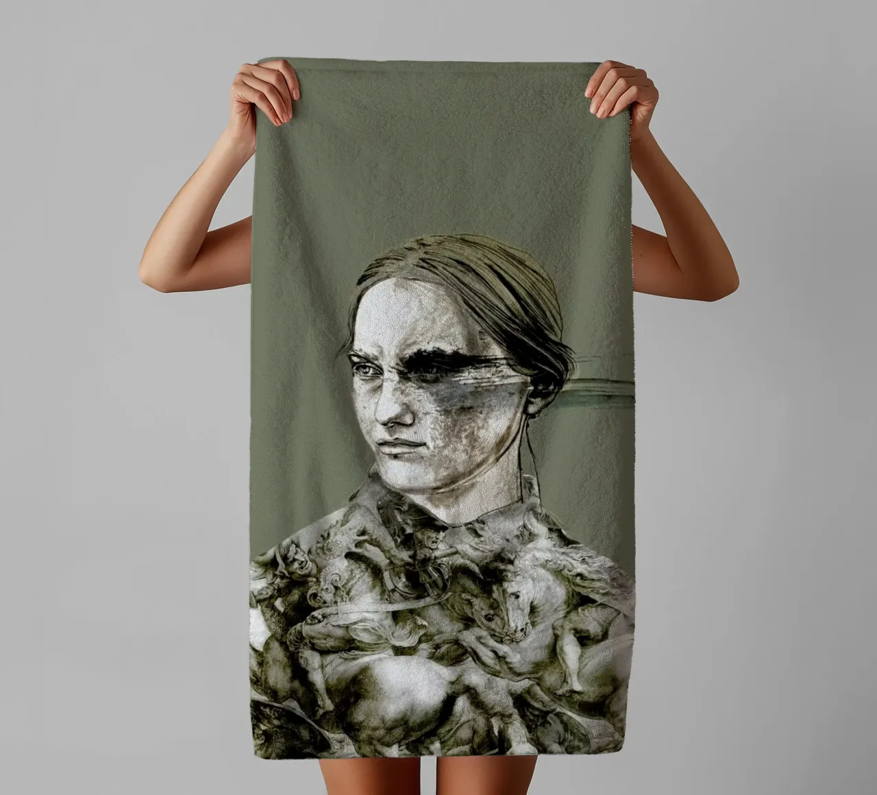 Try badhanddoek van Agnes KR Patience