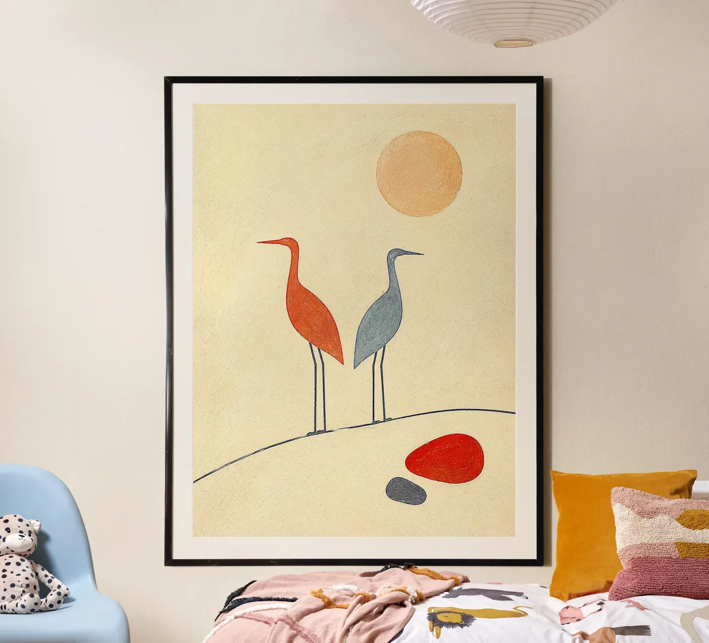 Two Herons poster by Still & Simple