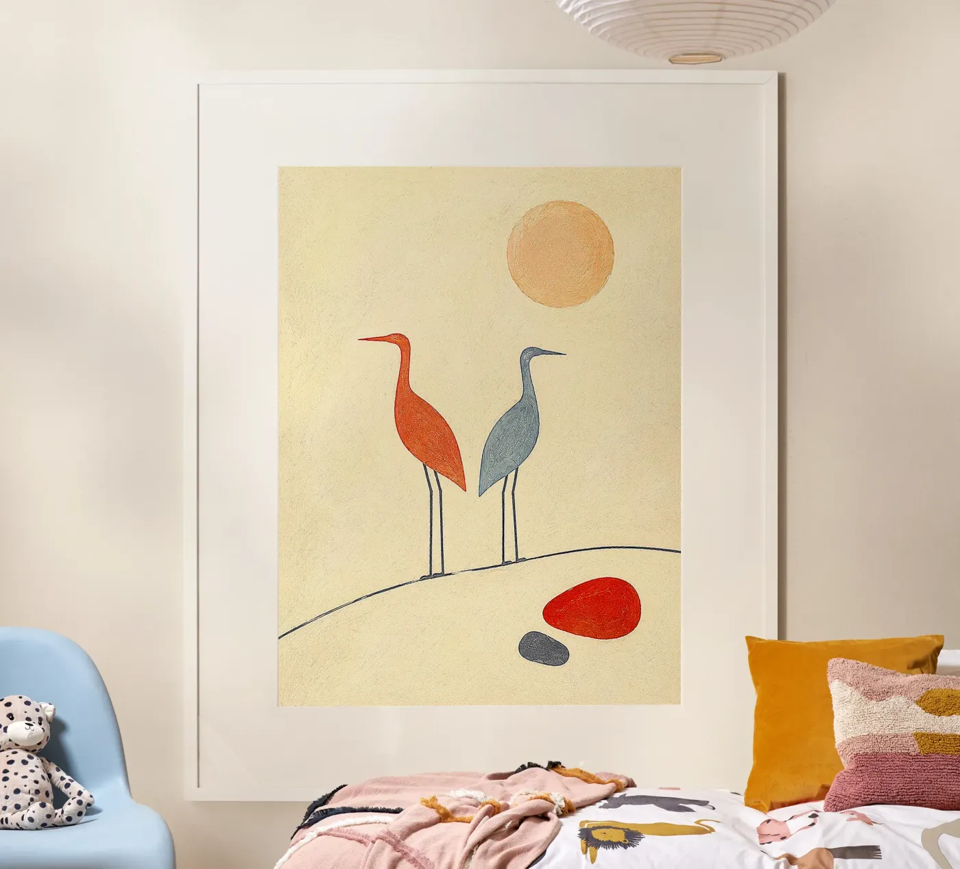Two Herons poster by Still & Simple
