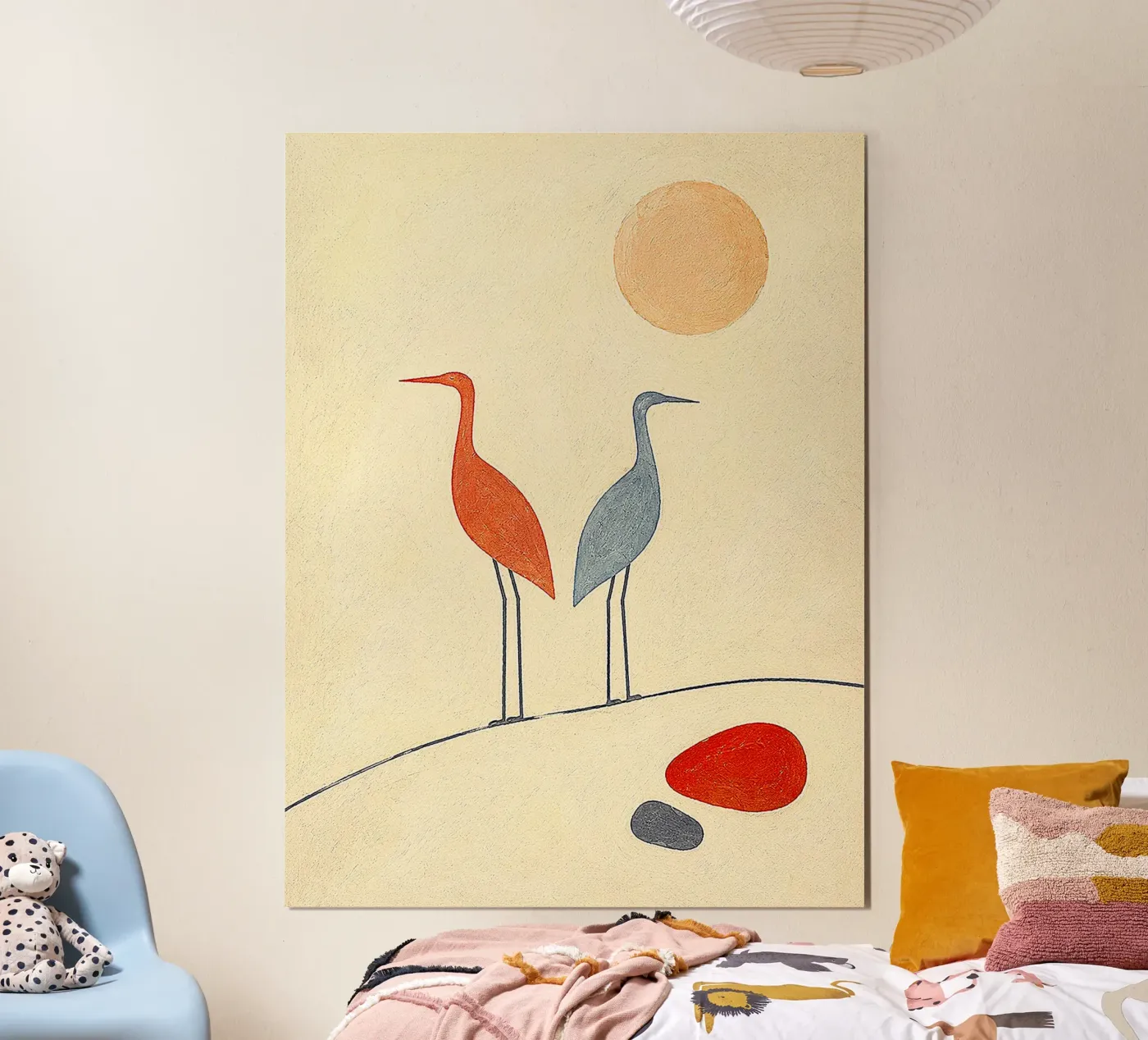 Two Herons poster by Still & Simple