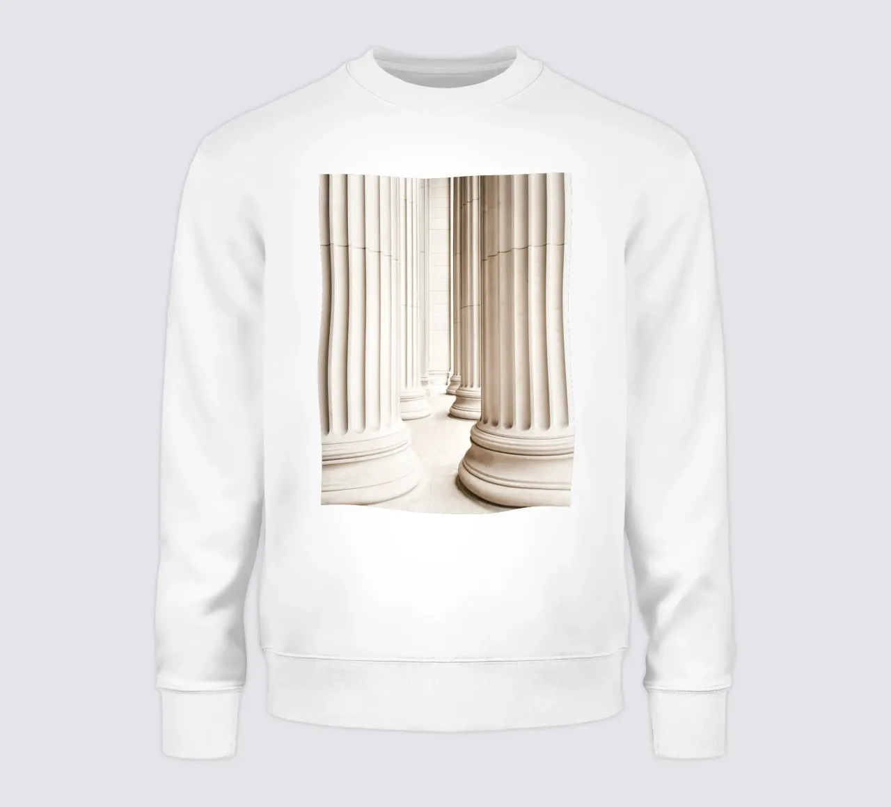 Classic architecture - Timeless column gallery sweatshirt by Whole©