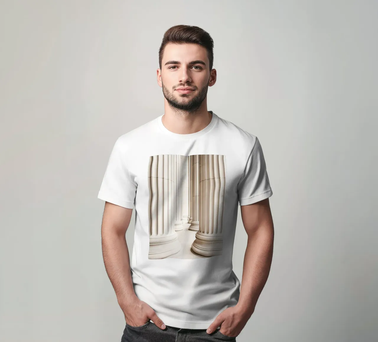 Classic architecture - Timeless column gallery t-shirt by Whole©