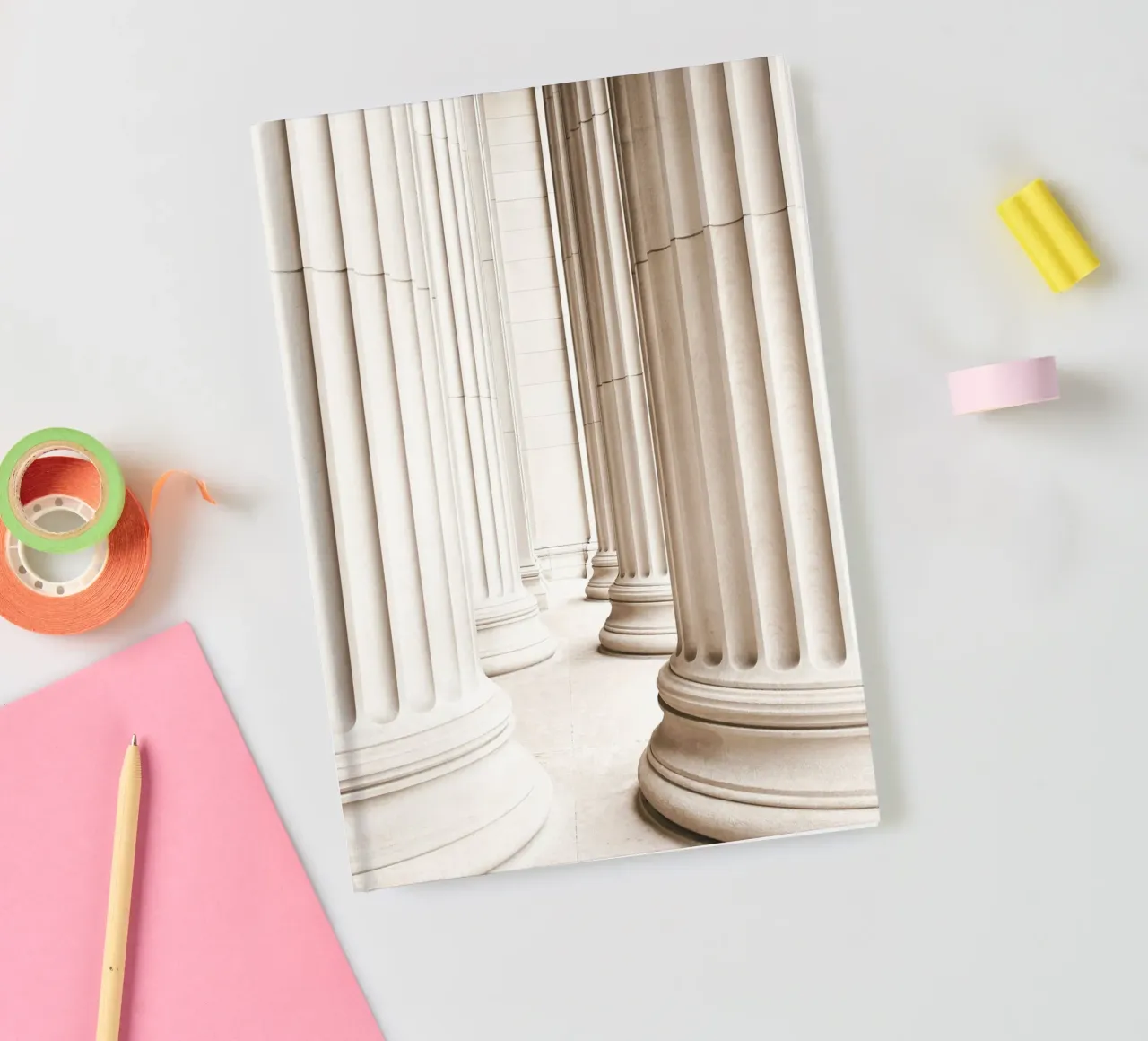 Classic architecture - Timeless column gallery notebook by Whole©